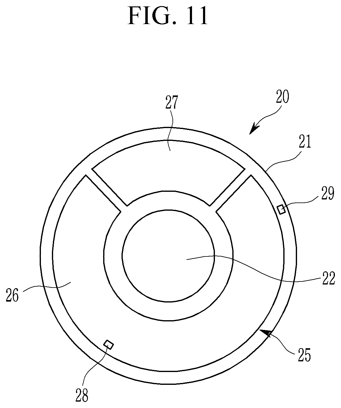 Patent US12090113 Figure 11 – Massage system of vehicle and method of controlling the same
