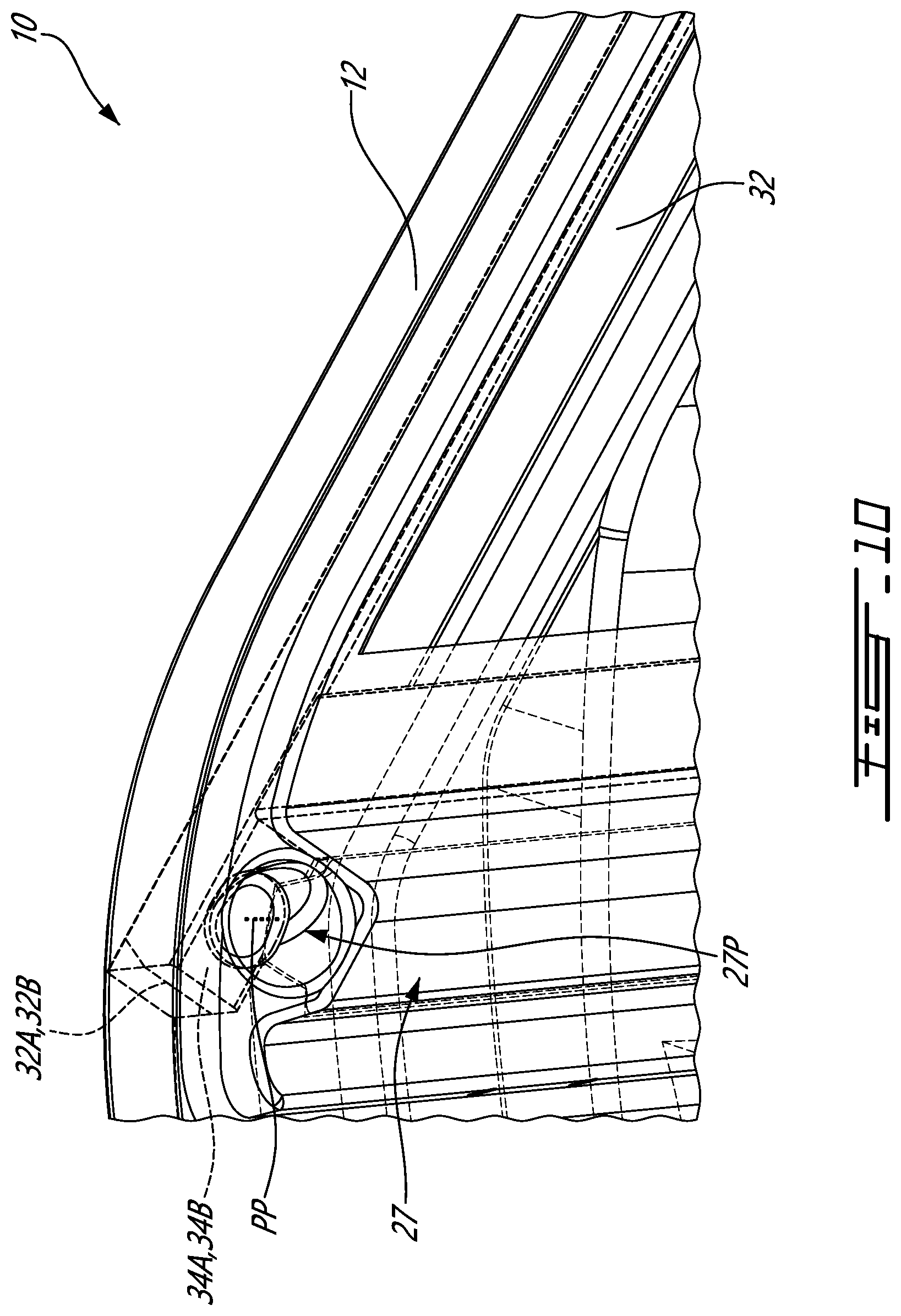 Patent US12090116 Figure 11 – Rotomolded spa and method of handling a spa