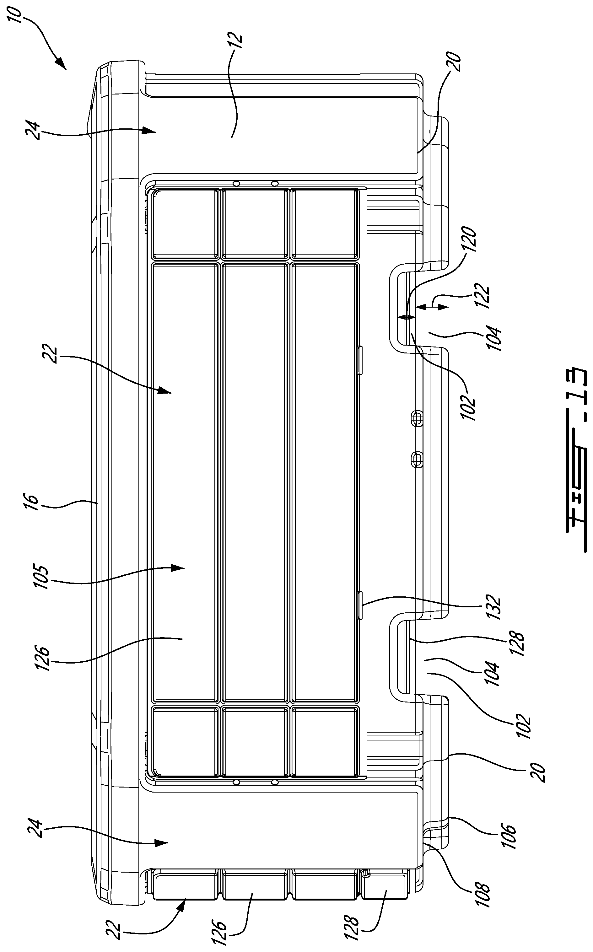 Patent US12090116 Figure 14 – Rotomolded spa and method of handling a spa