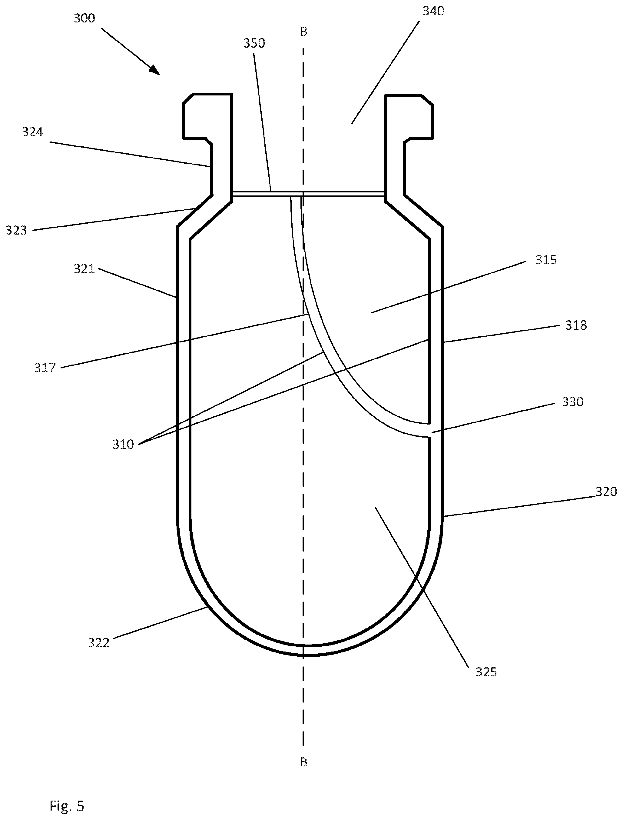 Patent US12090119 Figure 5 – Method of packaging a two component composition into a dual vial
