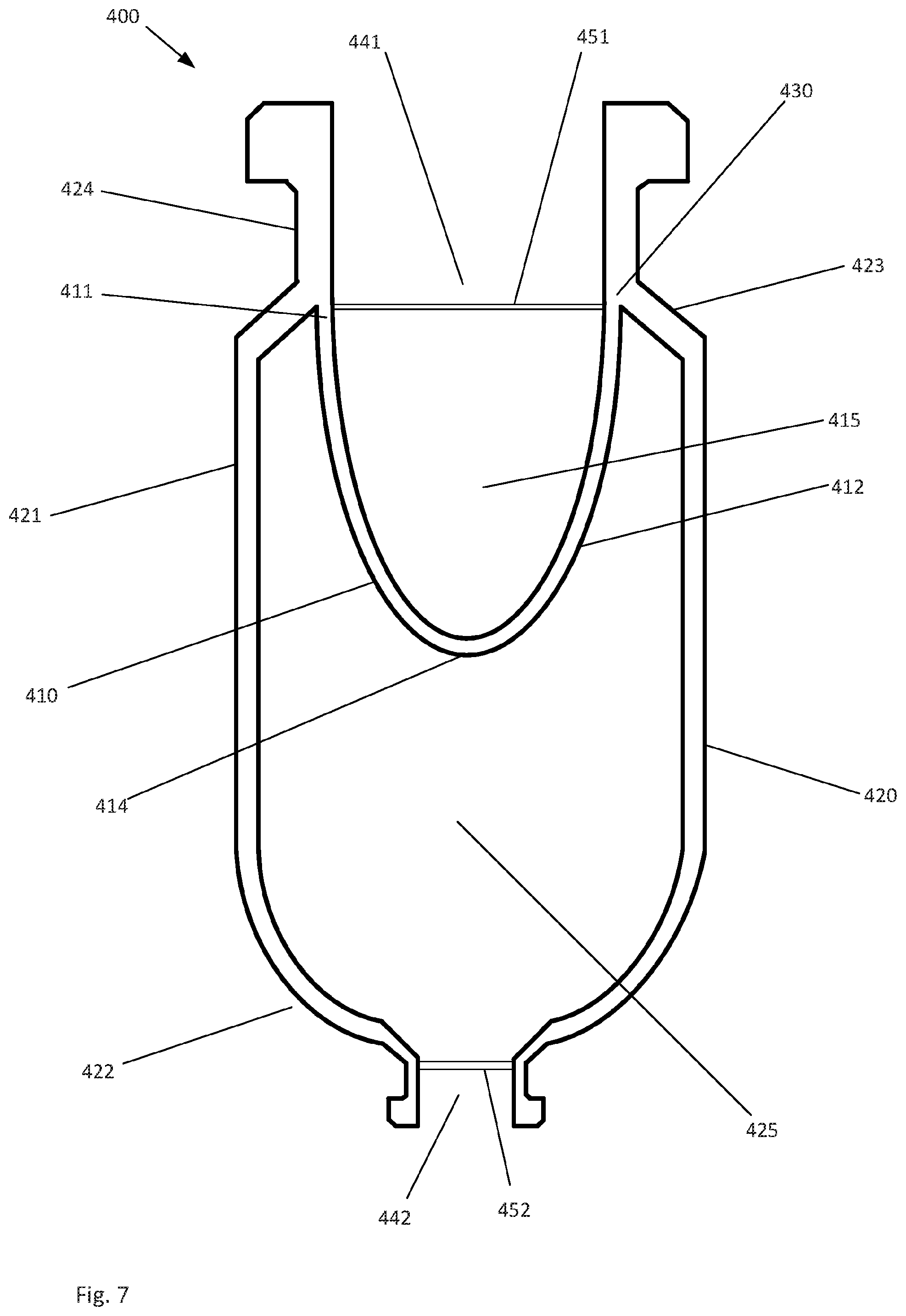 Patent US12090119 Figure 7 – Method of packaging a two component composition into a dual vial