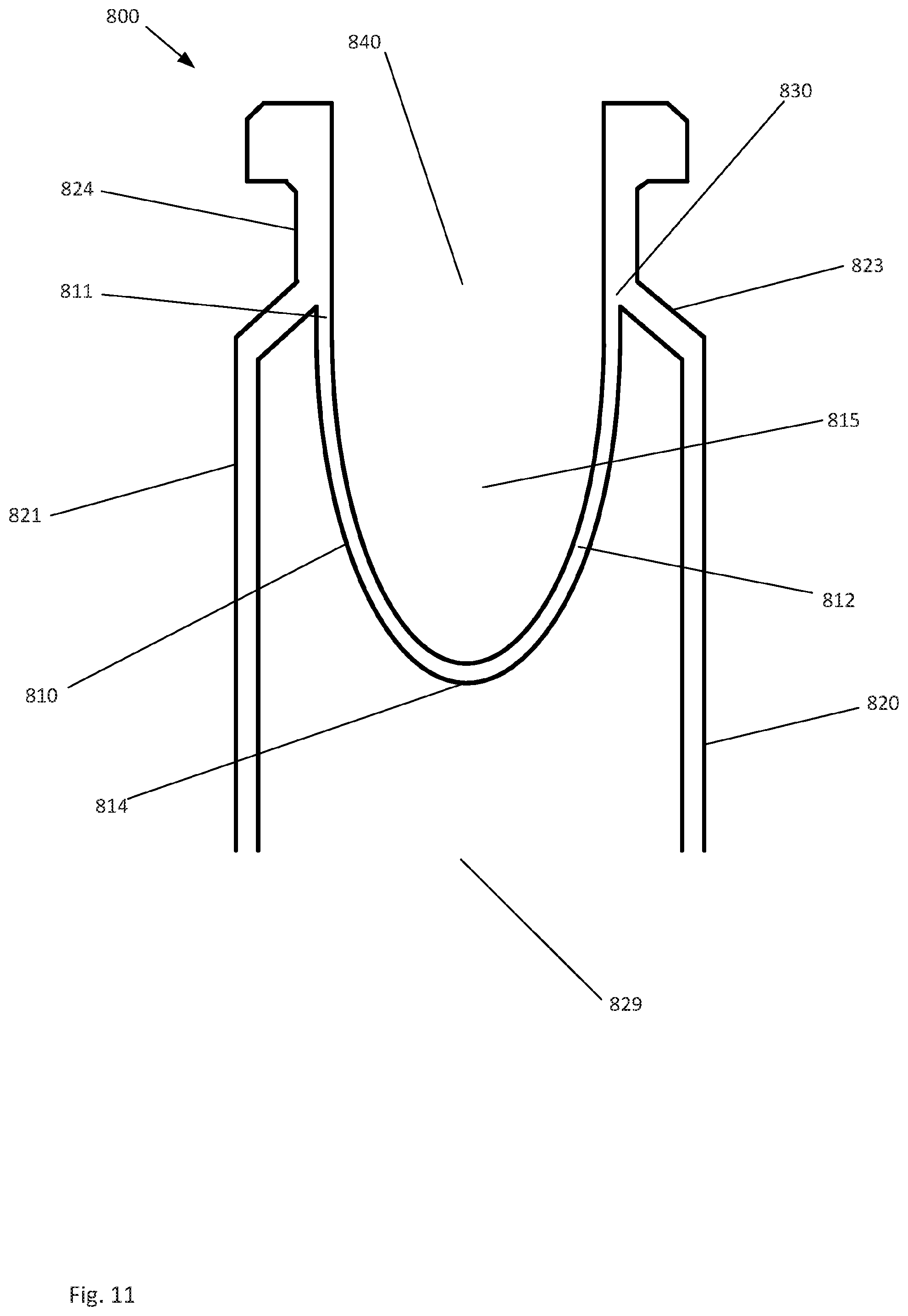 Patent US12090119 Figure 11 – Method of packaging a two component composition into a dual vial