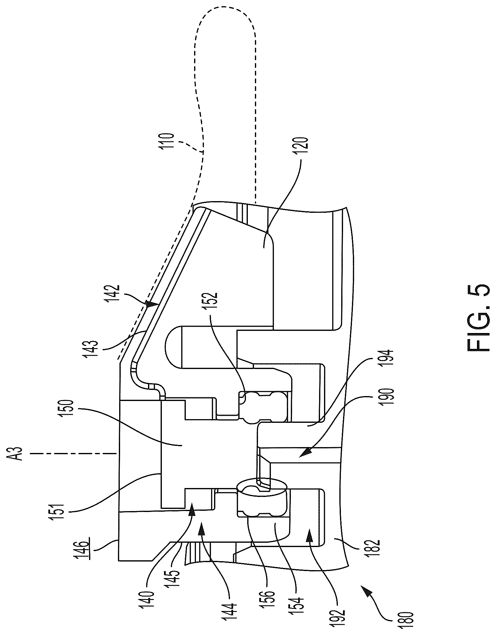 Patent US12090120 Figure 5 – Fluid container devices, methods and systems