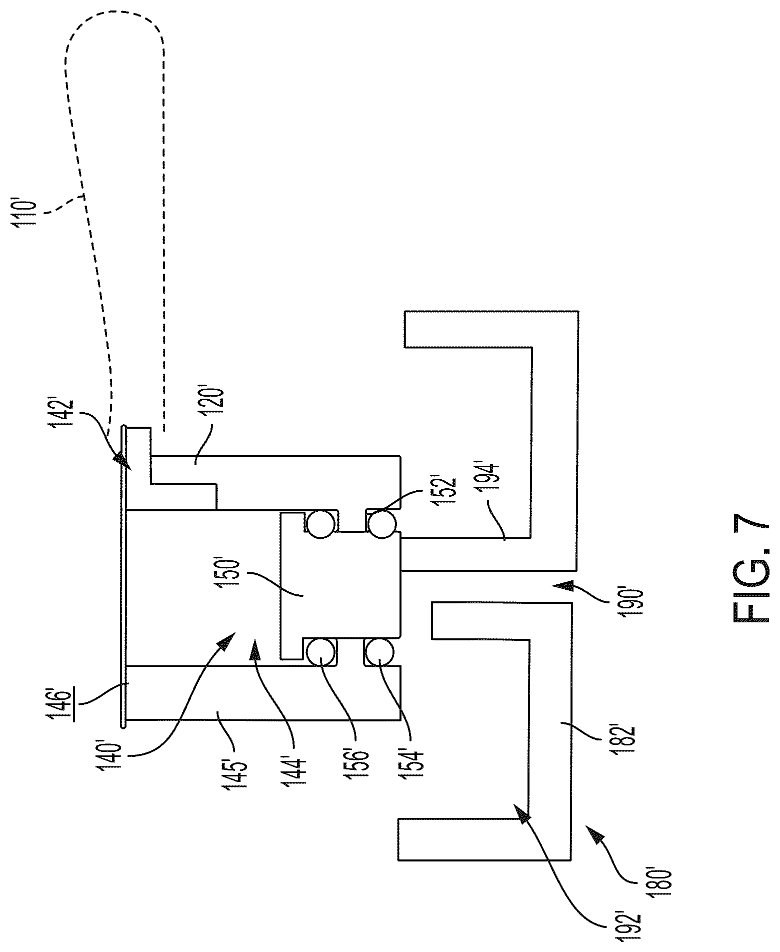 Patent US12090120 Figure 7 – Fluid container devices, methods and systems