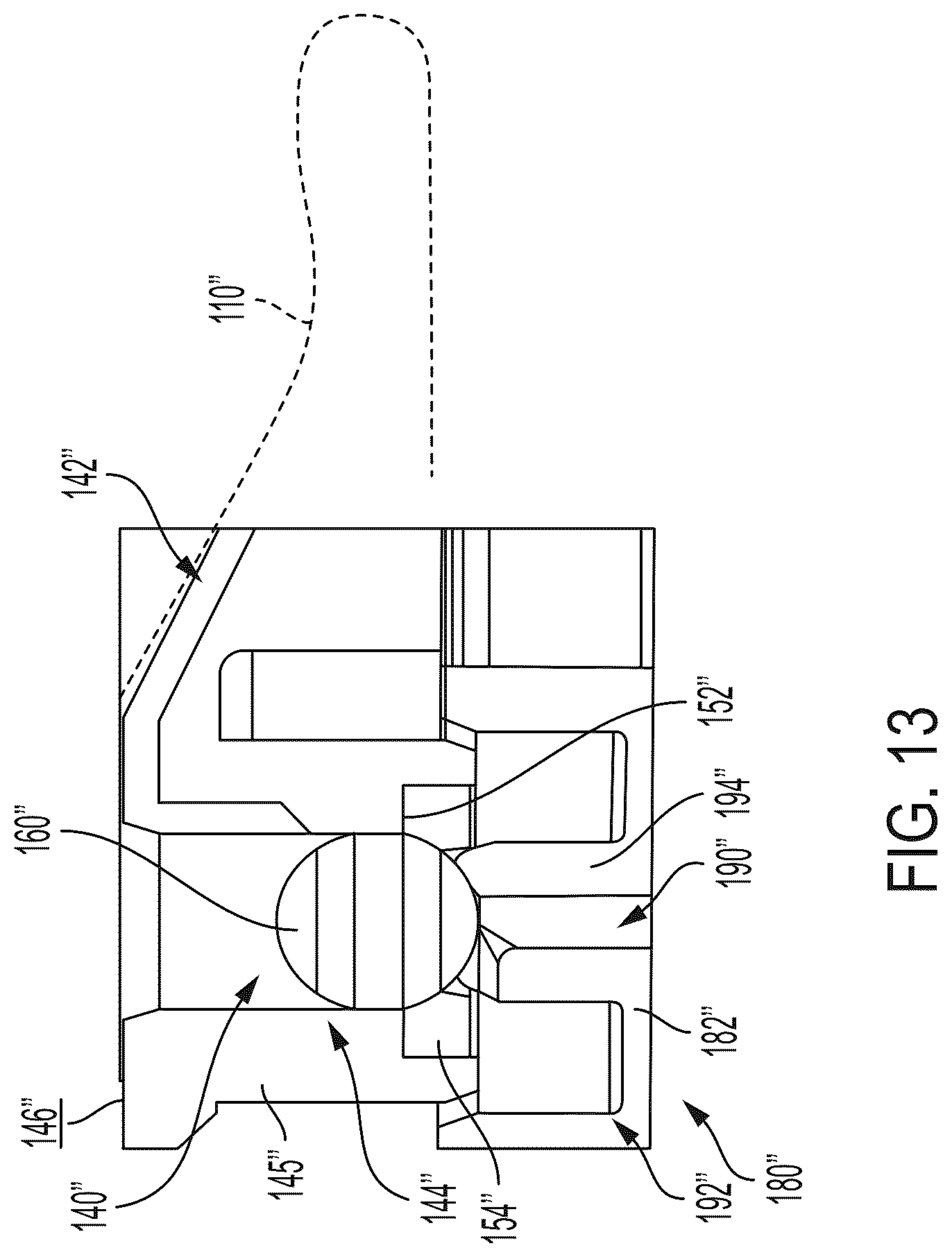 Patent US12090120 Figure 13 – Fluid container devices, methods and systems