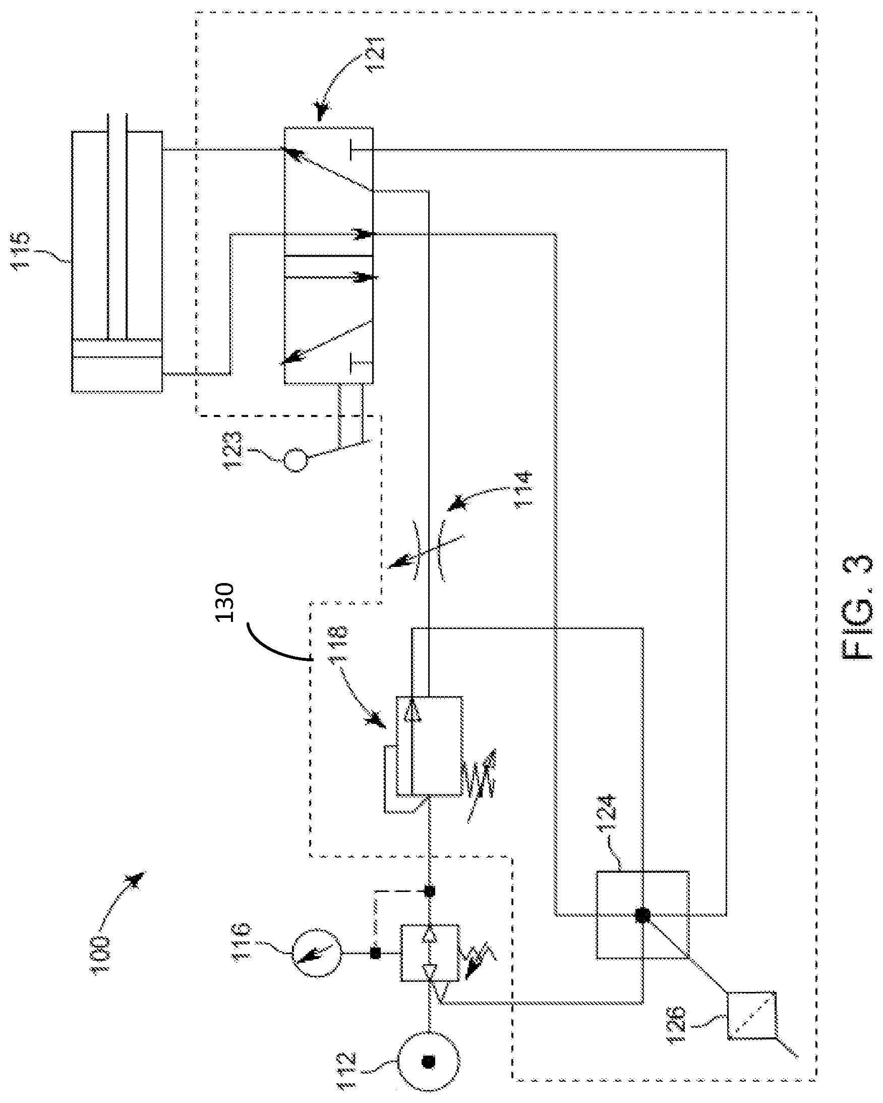 Patent US12090121 Figure 3 – Pneumatic sterile liquid compounding machine