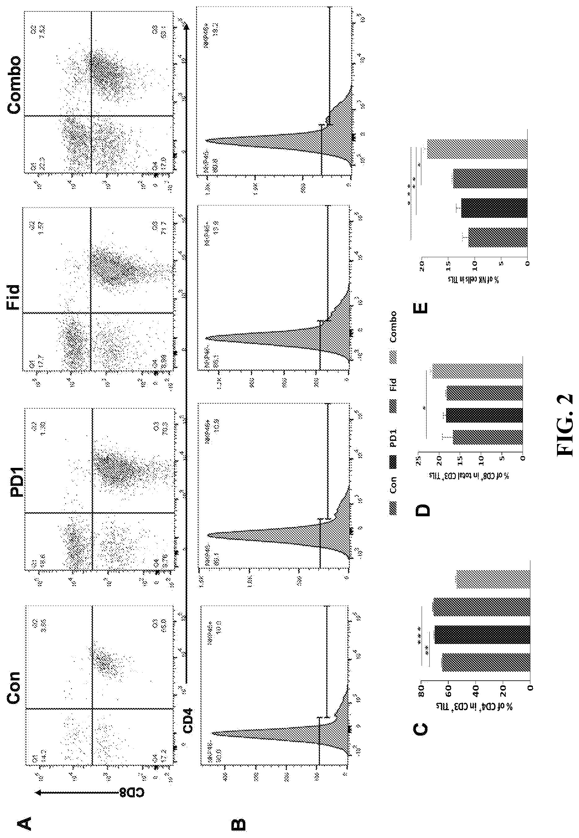 Patent US12090142 Figure 2 – Combination therapy for the treatment of cancer