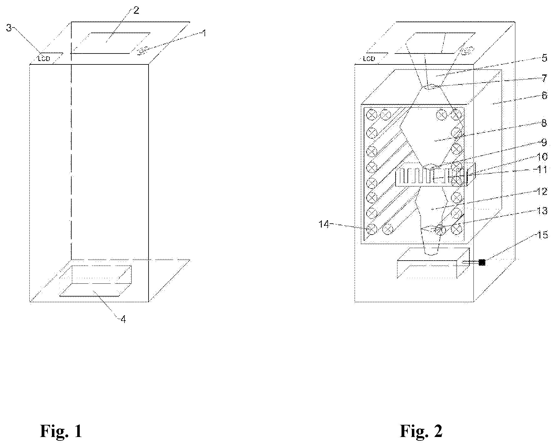 Patent US12090236 Figure 1 – Smart device and method for safe disposal of infectious medical waste using UV light