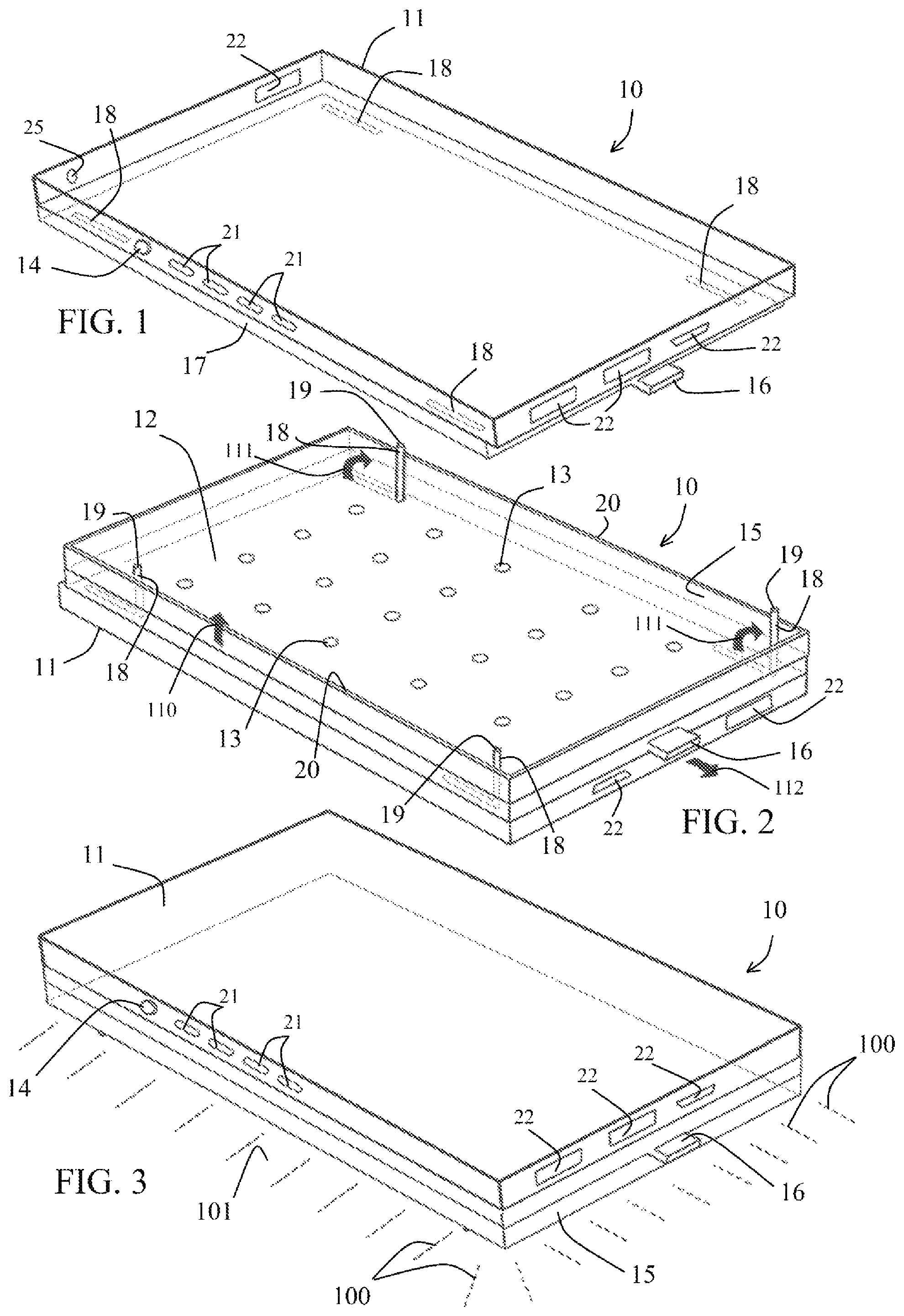 Patent US12090238 Figure 1 – Compact sanitizing apparatus with ozone and ultraviolet features