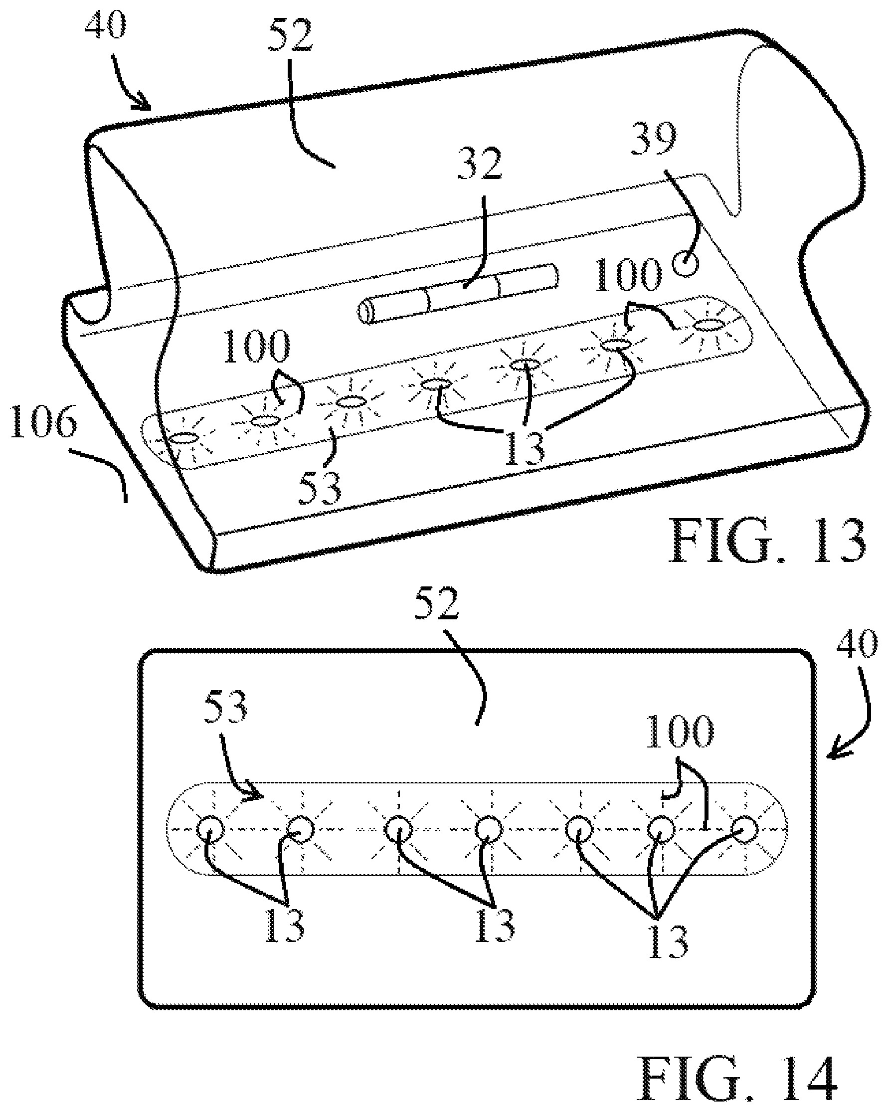 Patent US12090238 Figure 6 – Compact sanitizing apparatus with ozone and ultraviolet features
