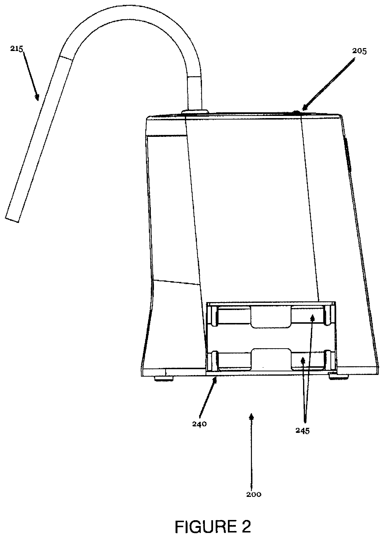 Patent US12090241 Figure 2 – Devices, systems and methods for ozone sanitization of continuous positive airway pressure devices
