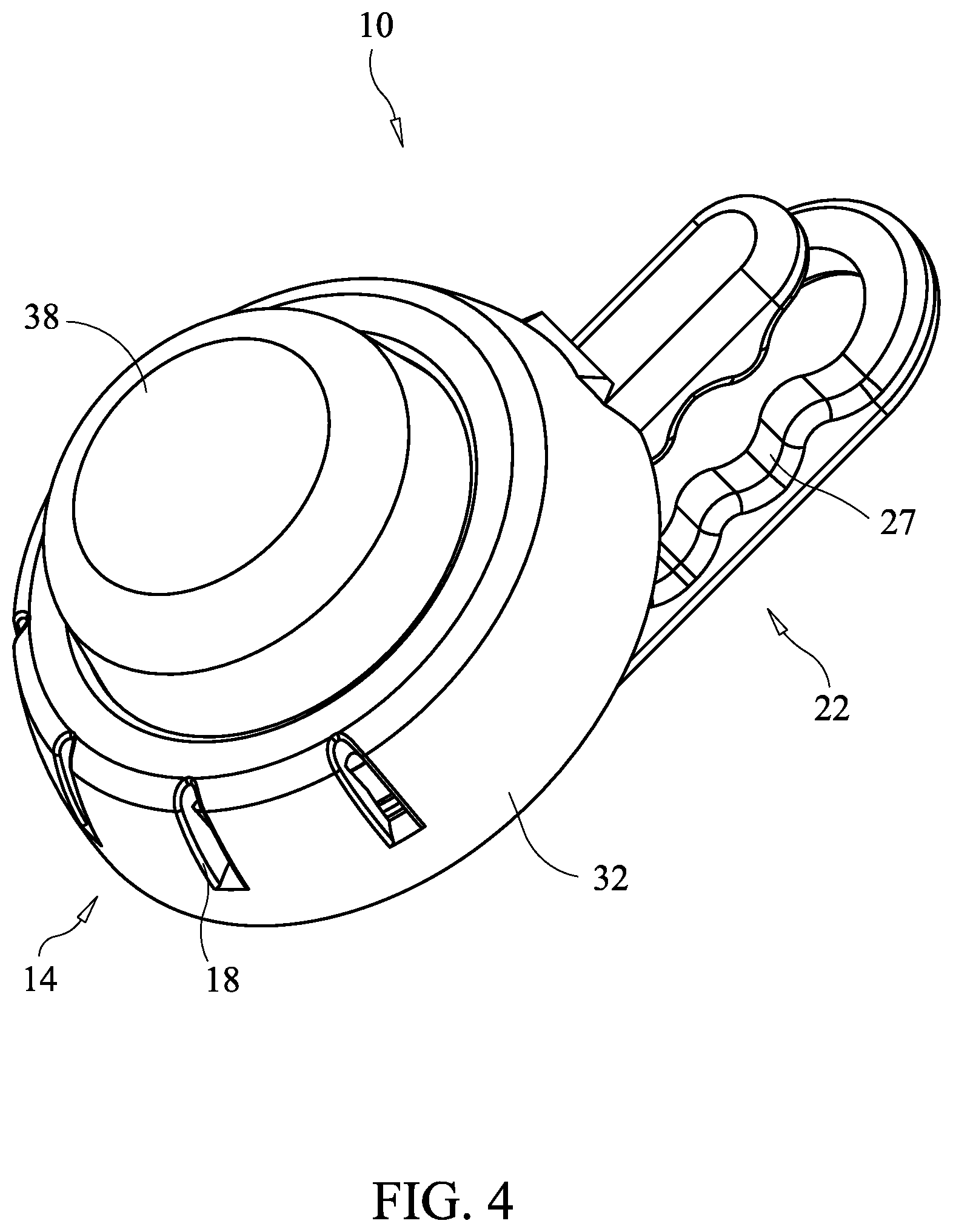 Patent US12090255 Figure 4 – Volatile composition dispenser
