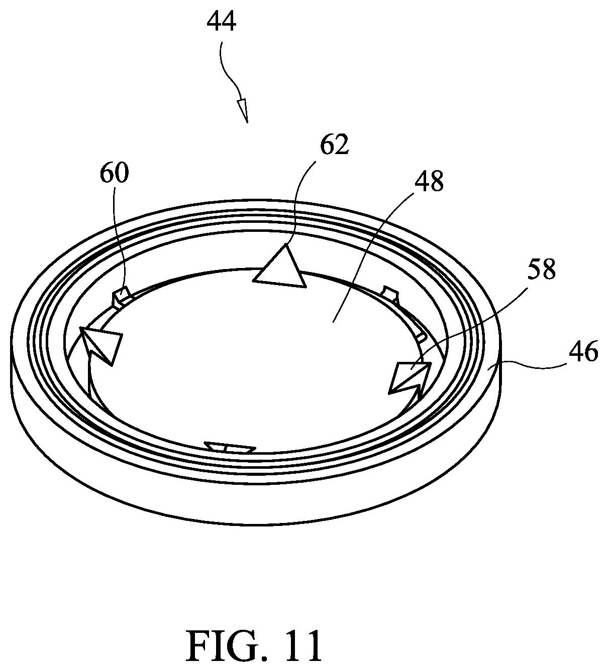 Patent US12090255 Figure 11 – Volatile composition dispenser
