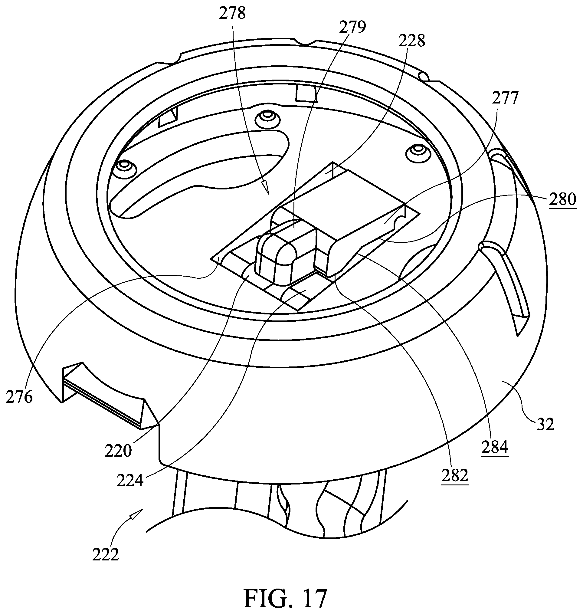 Patent US12090255 Figure 17 – Volatile composition dispenser