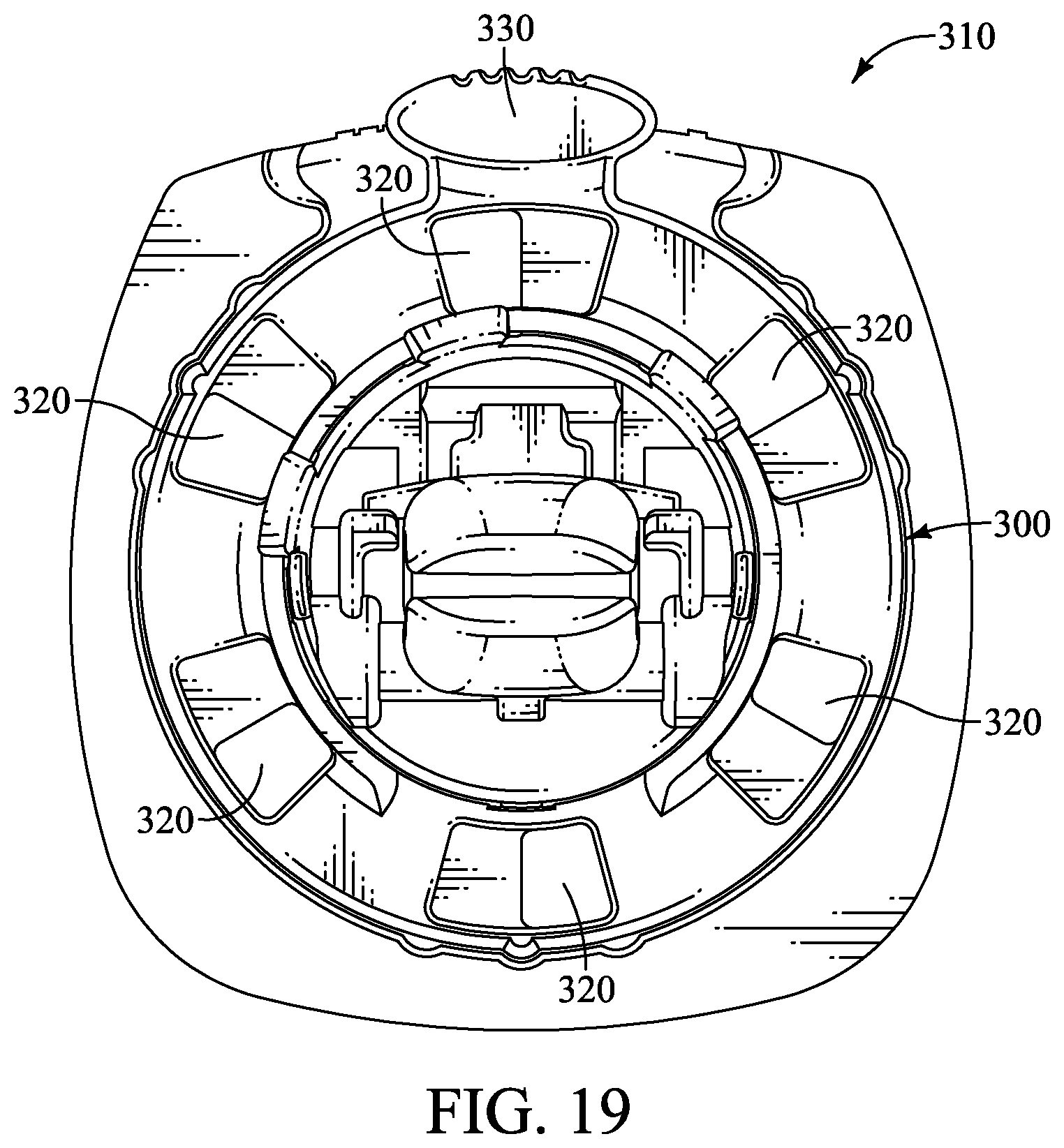 Patent US12090255 Figure 19 – Volatile composition dispenser