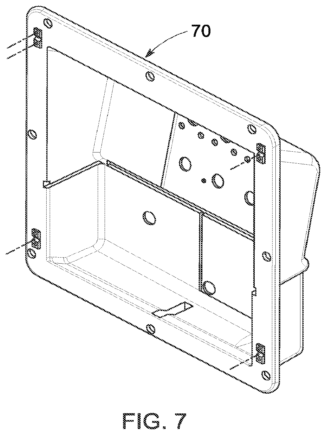 Patent US12090259 Figure 4 – Wall box for hemodialysis interface