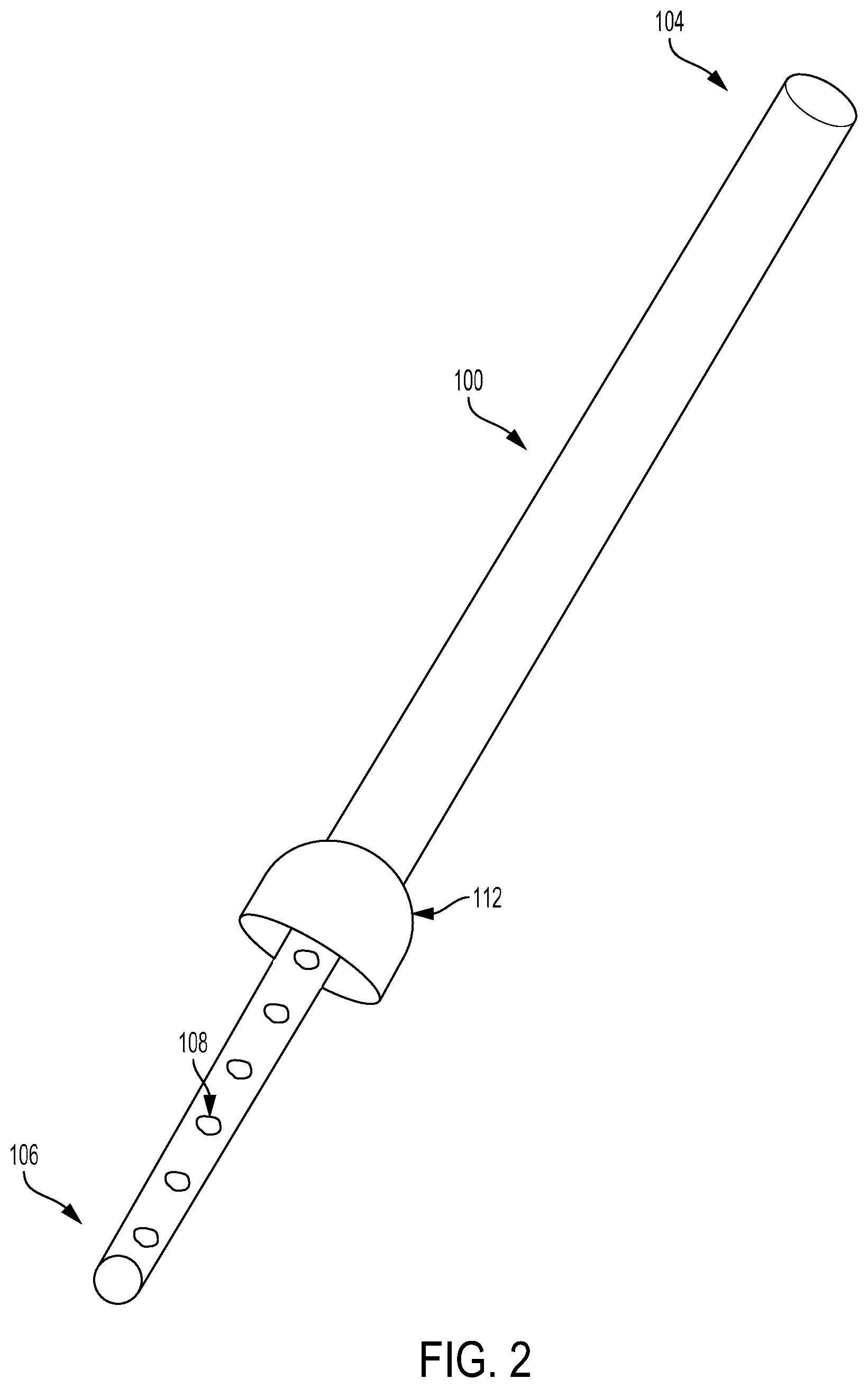 Patent US12090260 Figure 2 – Drainage or infusion catheter and method of use