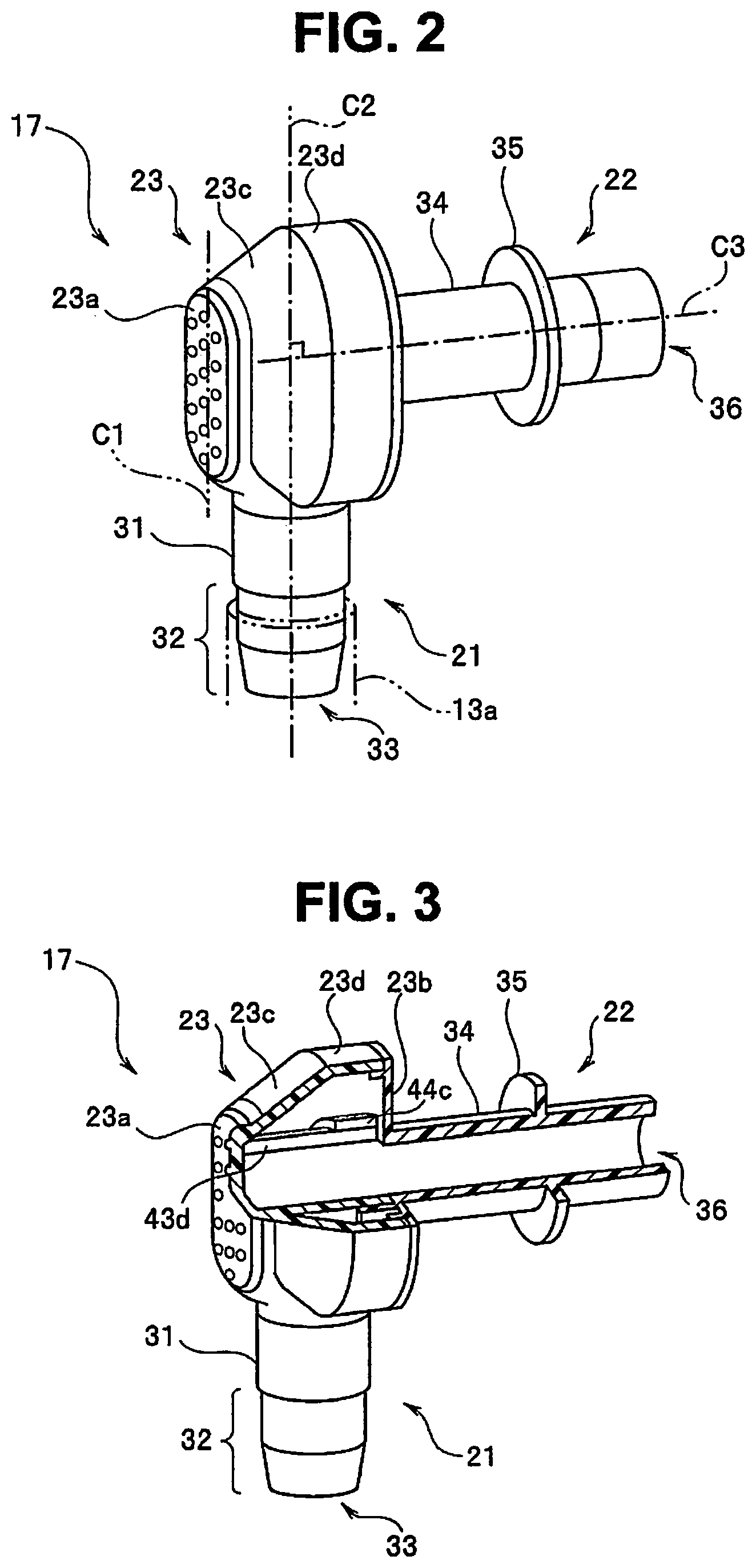 Patent US12090268 Figure 2 – Connection unit for air feeding tube, and method of feeding air into connection unit for air feeding tube