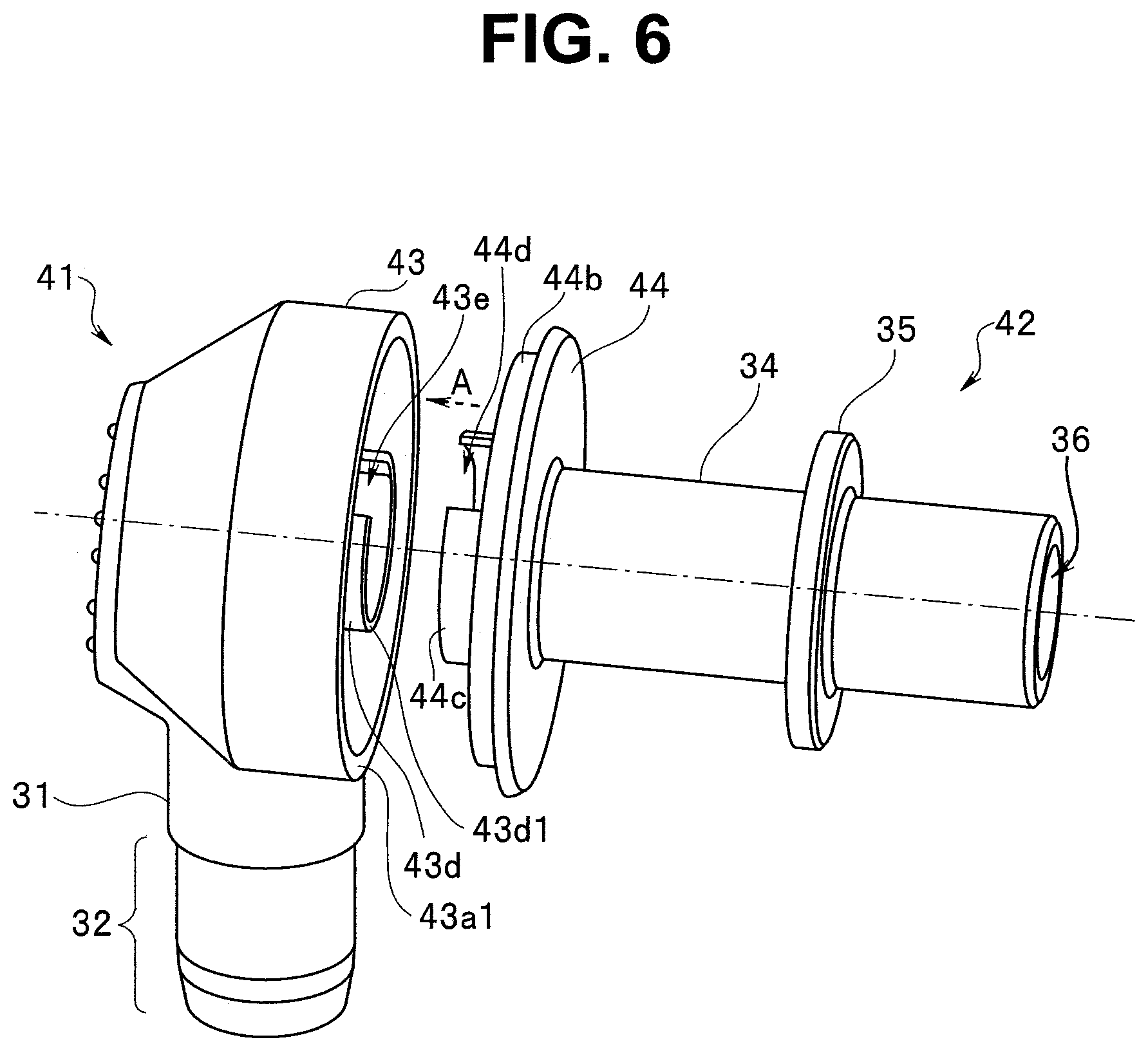 Patent US12090268 Figure 4 – Connection unit for air feeding tube, and method of feeding air into connection unit for air feeding tube