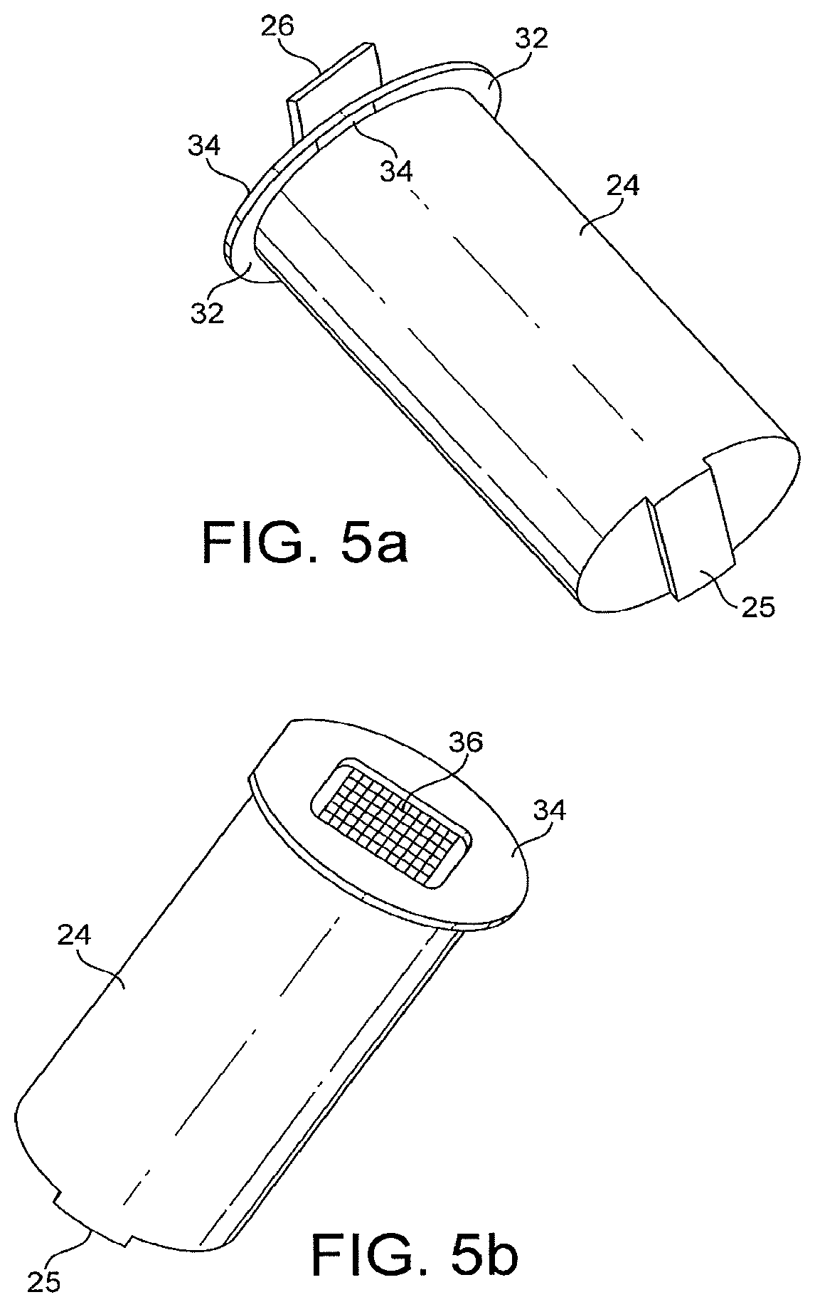 Patent US12090269 Figure 5 – Aerosol-generating system having a heater assembly and a cartridge for an aerosol-generating system having a fluid permeable heater assembly