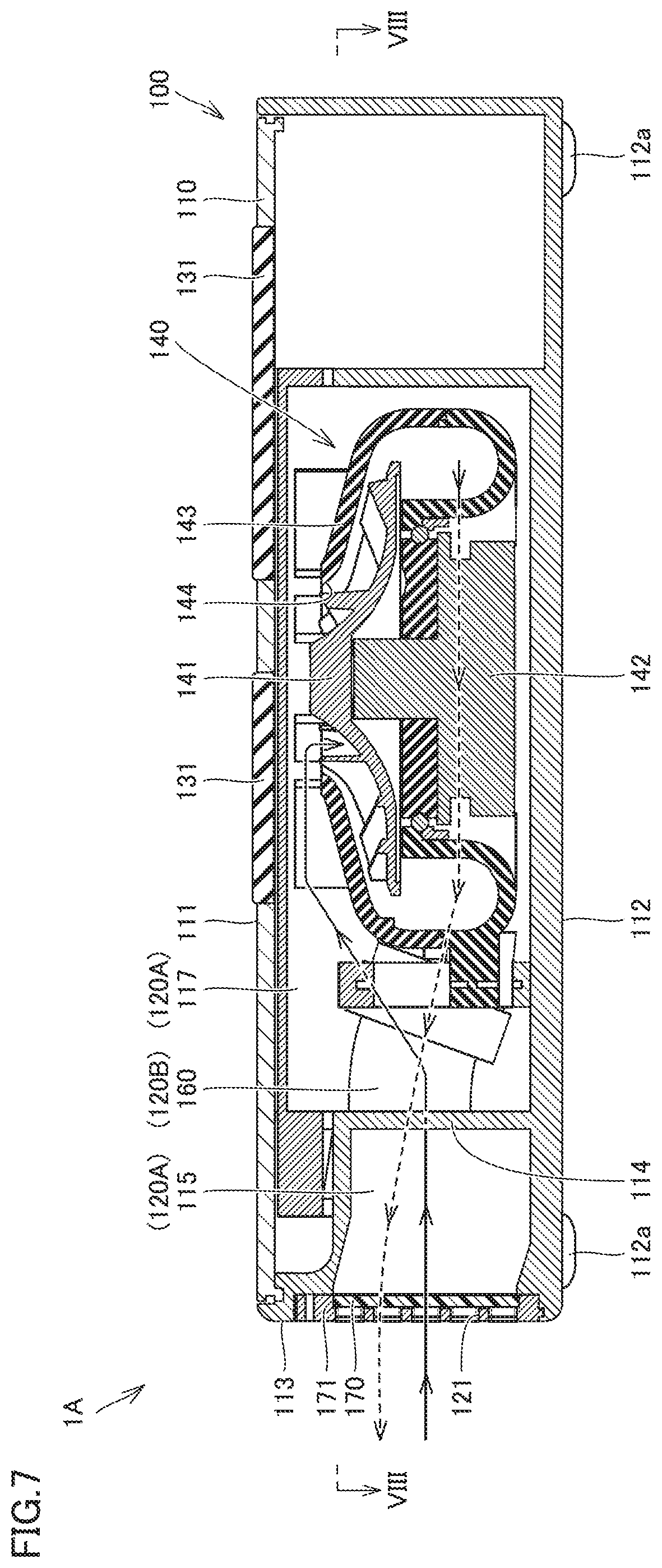 Patent US12090272 Figure 7 – Continuous positive airway pressure apparatus