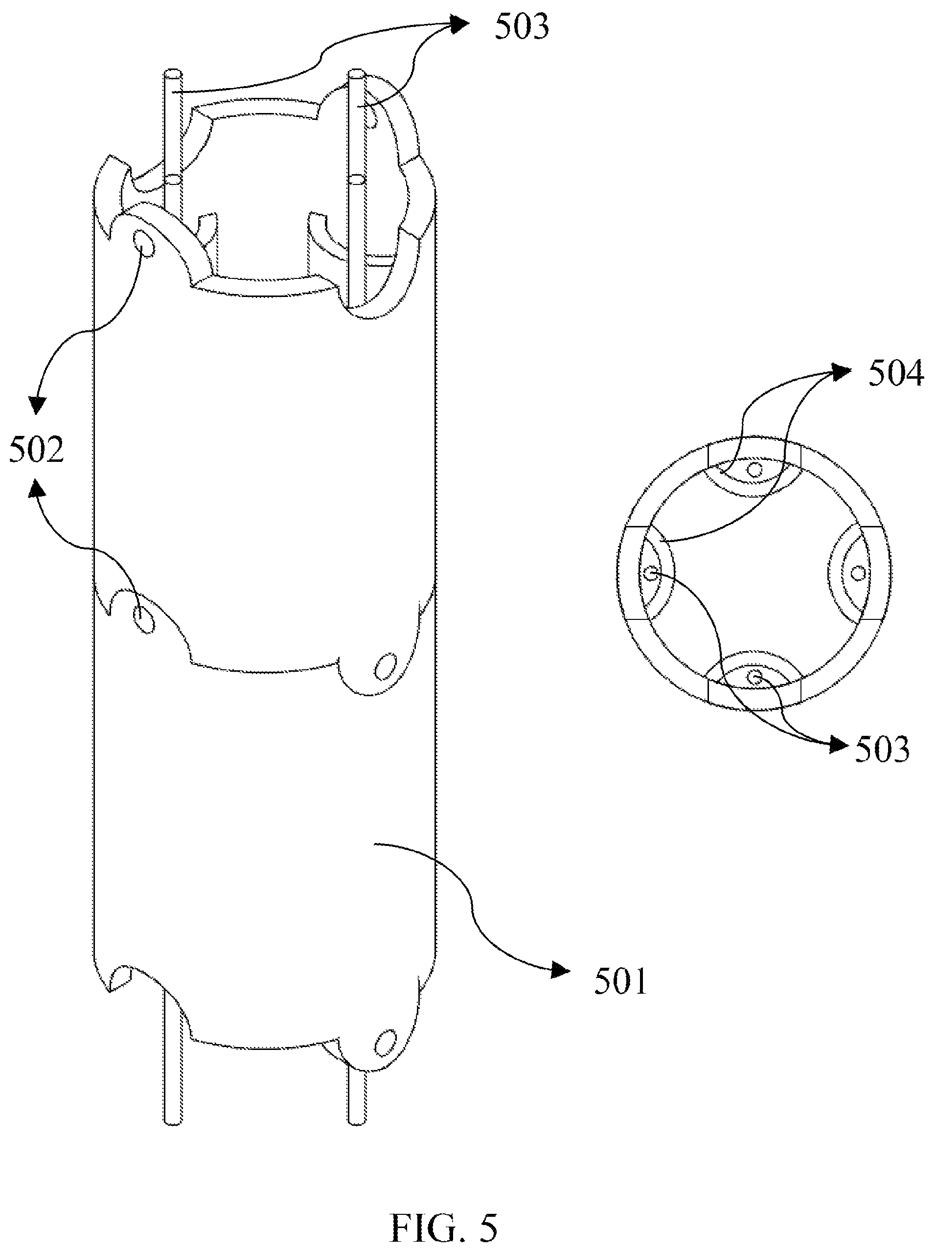 Patent US12090273 Figure 5 – System and method for automated intubation