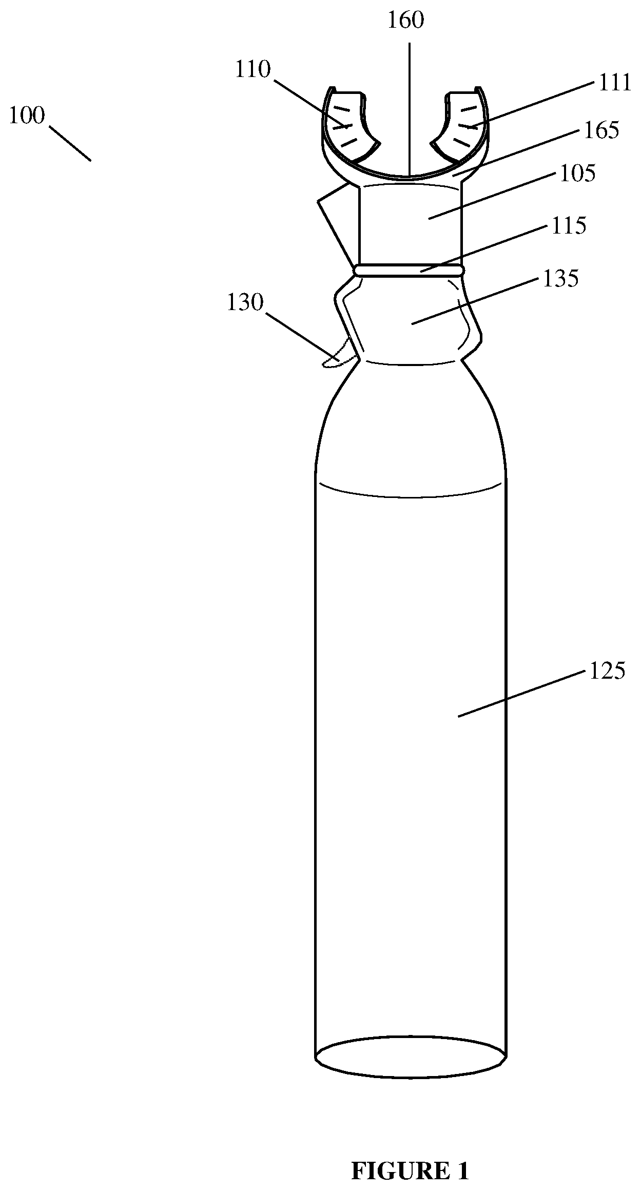 Patent US12090276 Figure 1 – Highly portable gas delivery systems