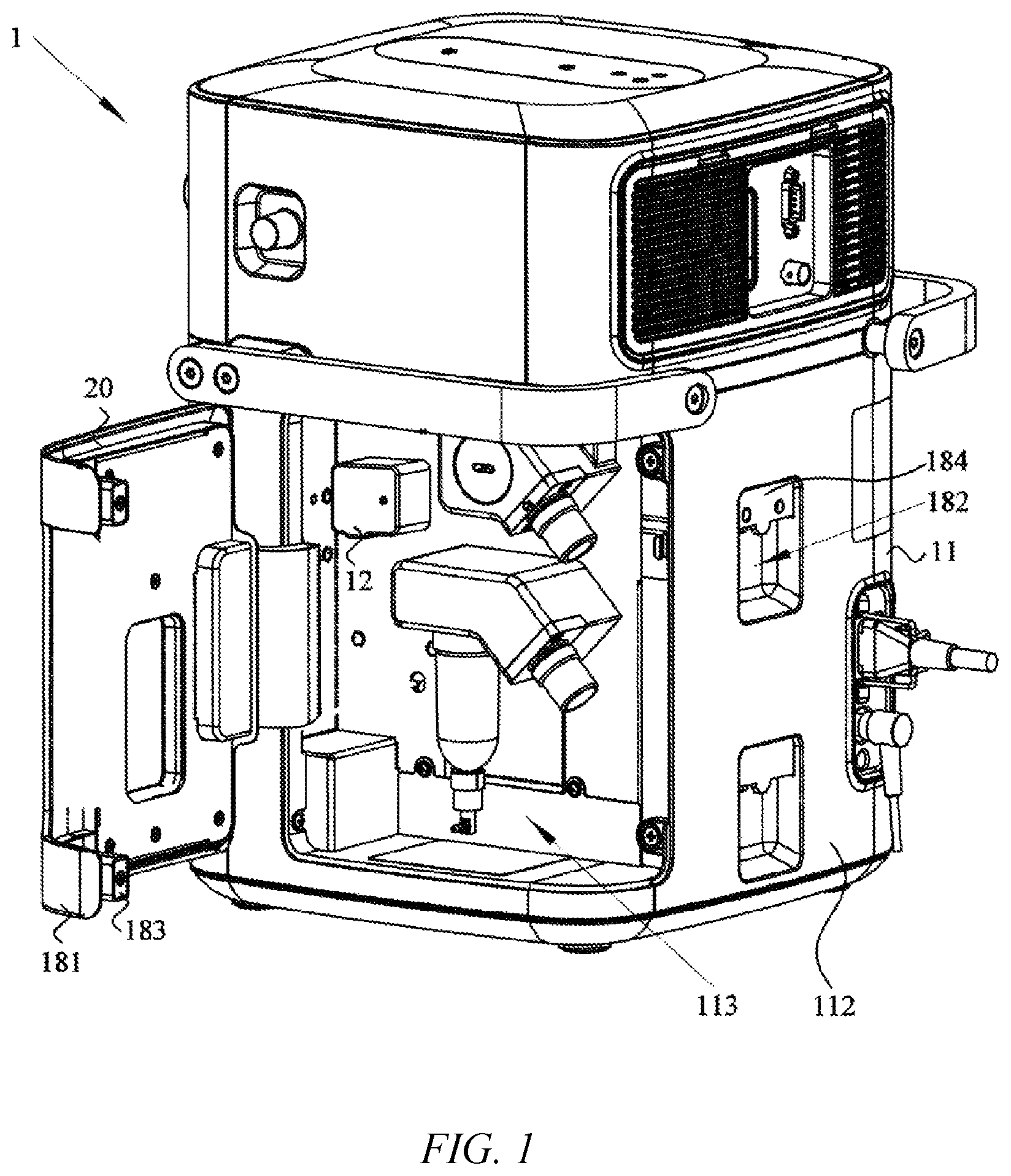 Patent US12090277 — Ventilation apparatus — Figure 1