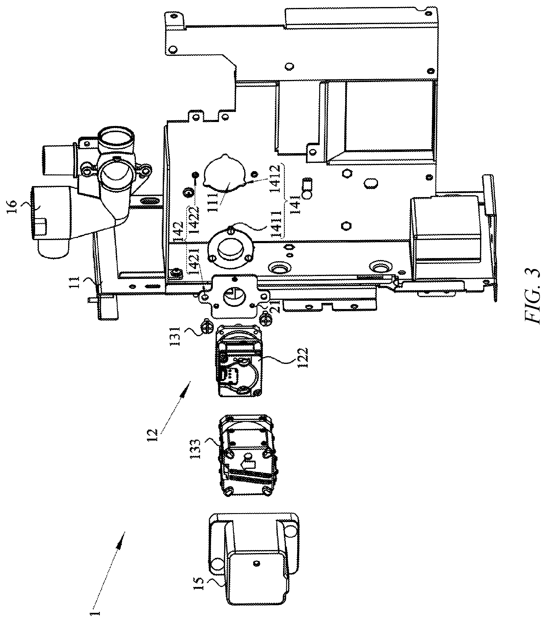 Patent US12090277 Figure 3 – Ventilation apparatus