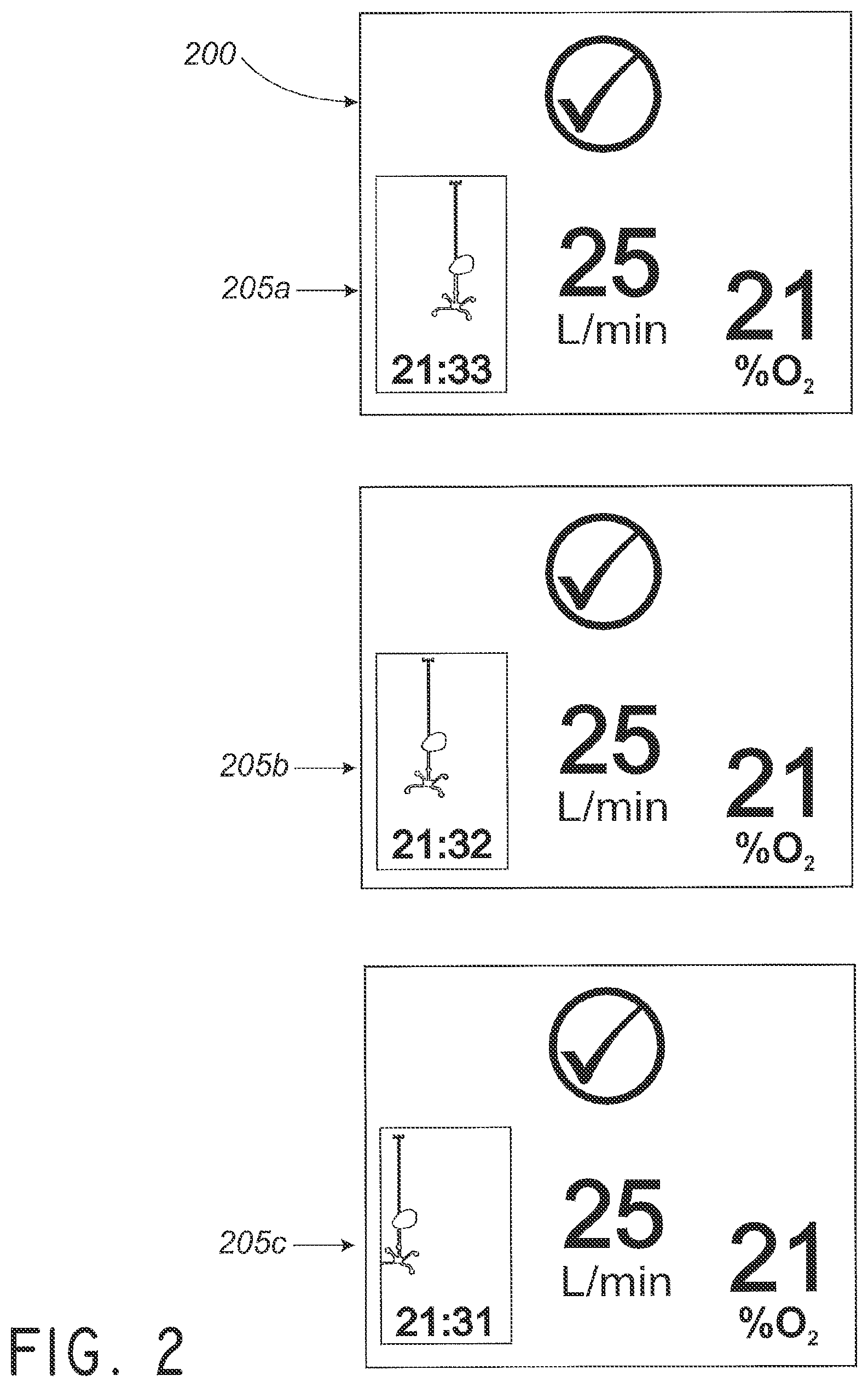 Patent US12090278 Figure 2 – Breathing assistance apparatus user interface