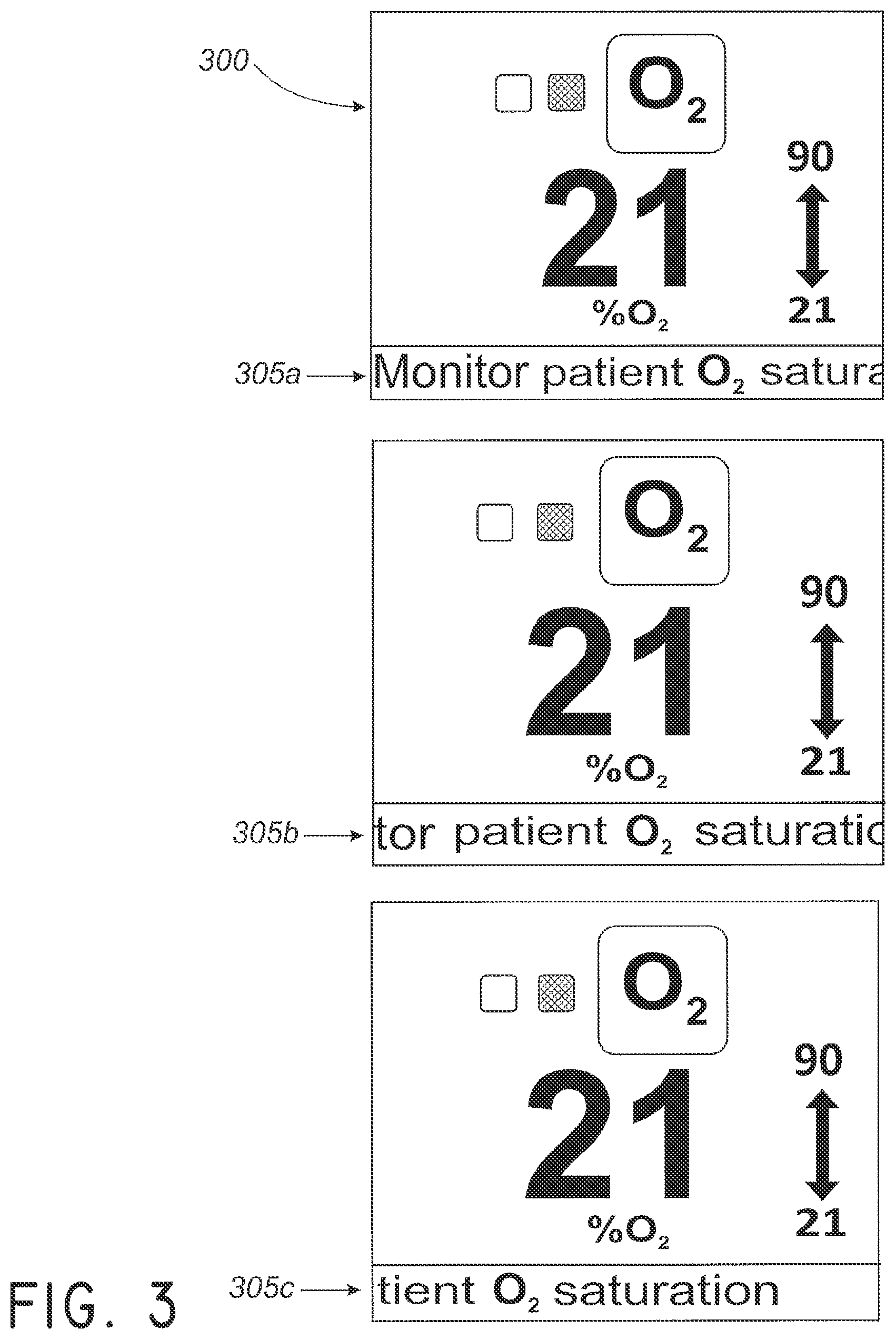 Patent US12090278 Figure 3 – Breathing assistance apparatus user interface
