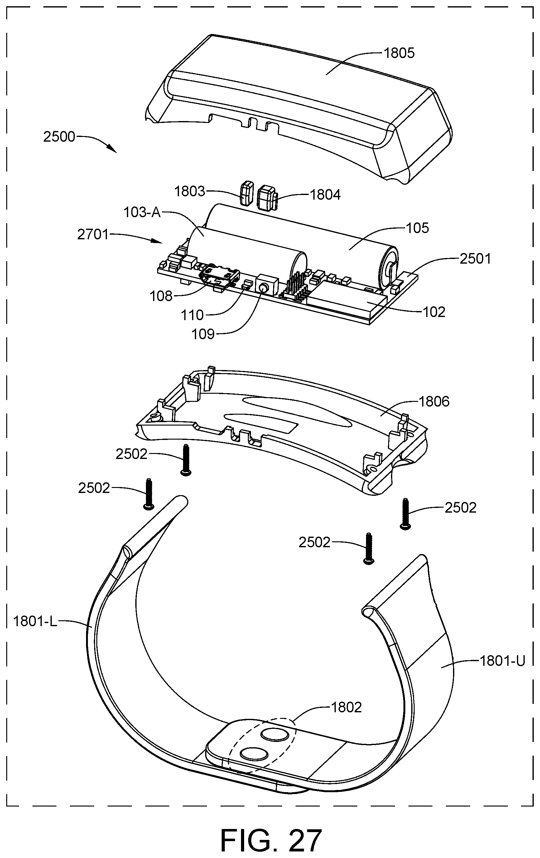 Patent US12090280 Figure 11 – Apparatus for administering bilateral tactile stimulation to a human subject