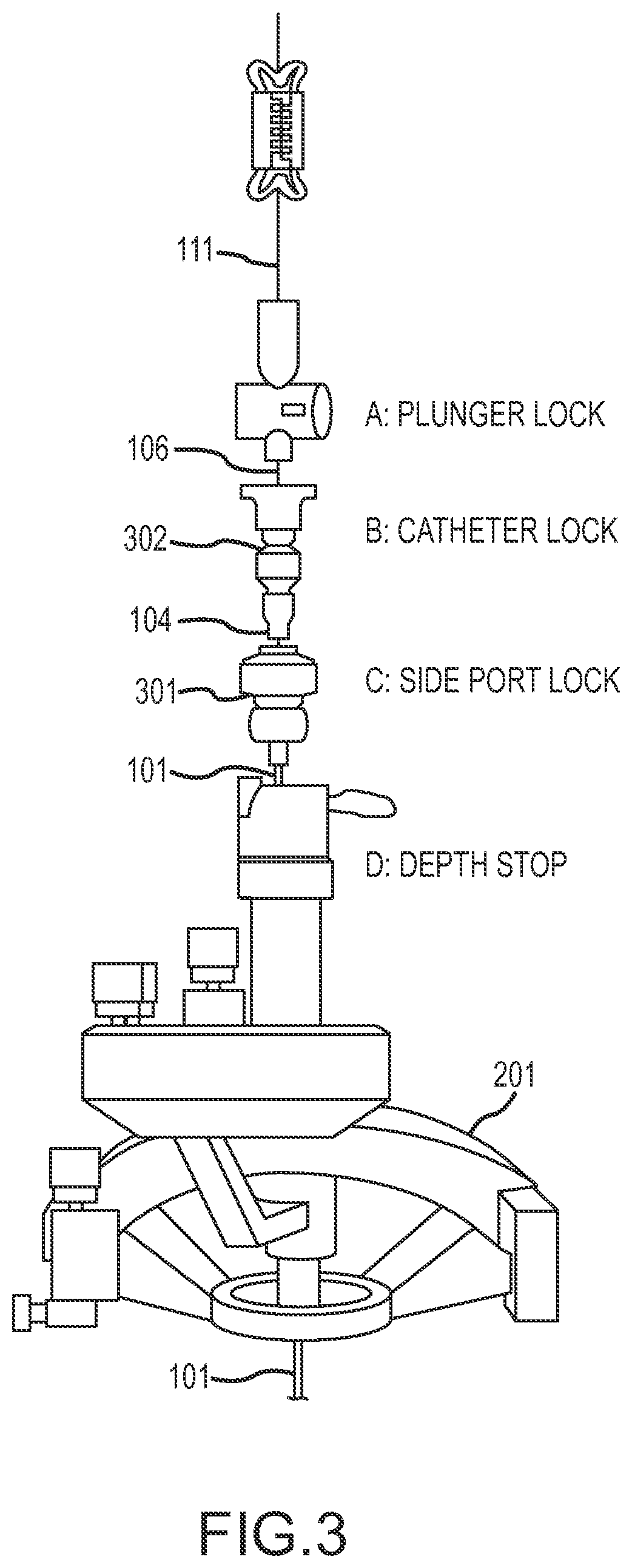 Patent US12090283 Figure 3 – Microinjection catheter