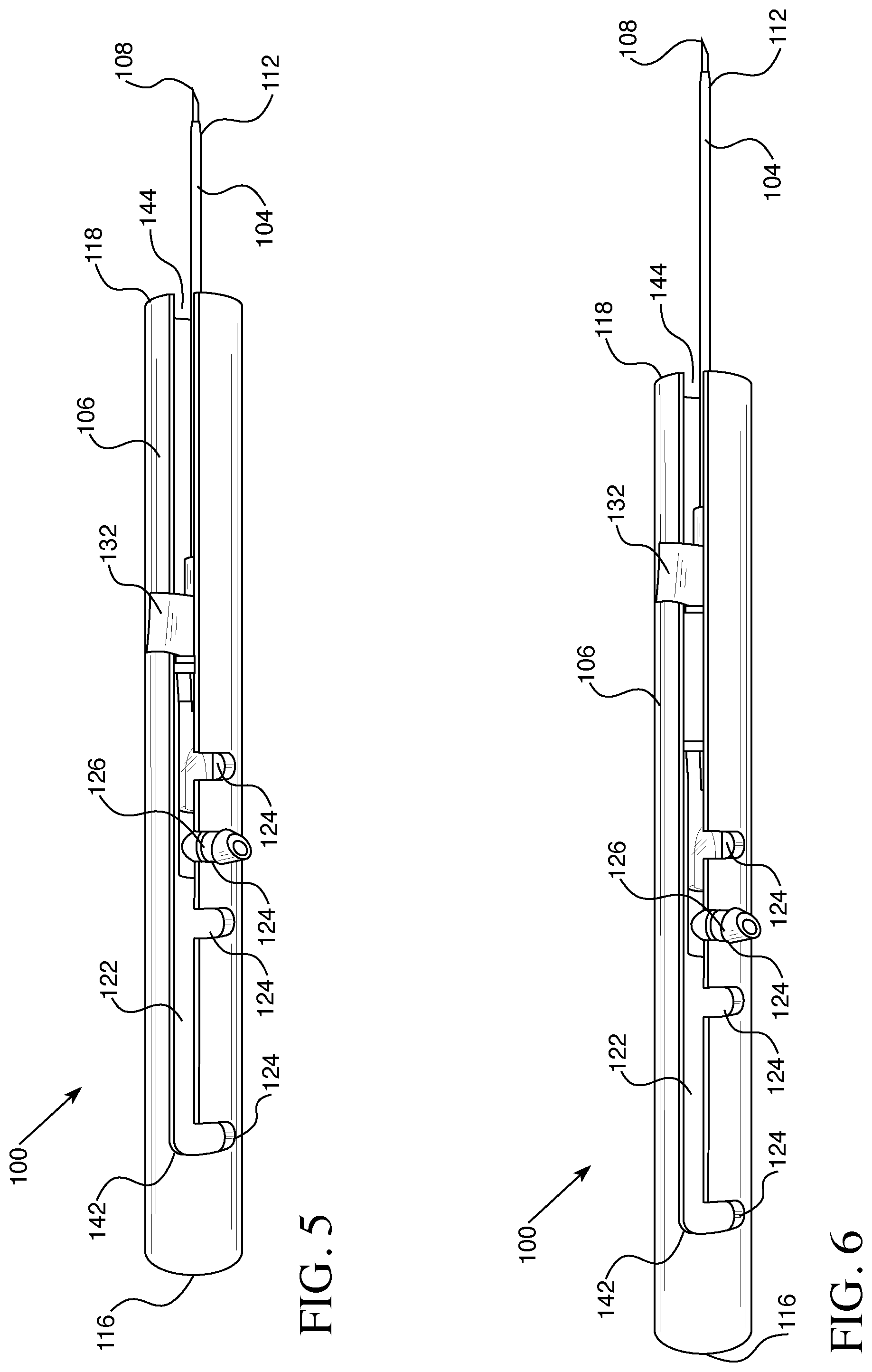 Patent US12090289 Figure 3 – Portable needle assembly with adjustable length needle