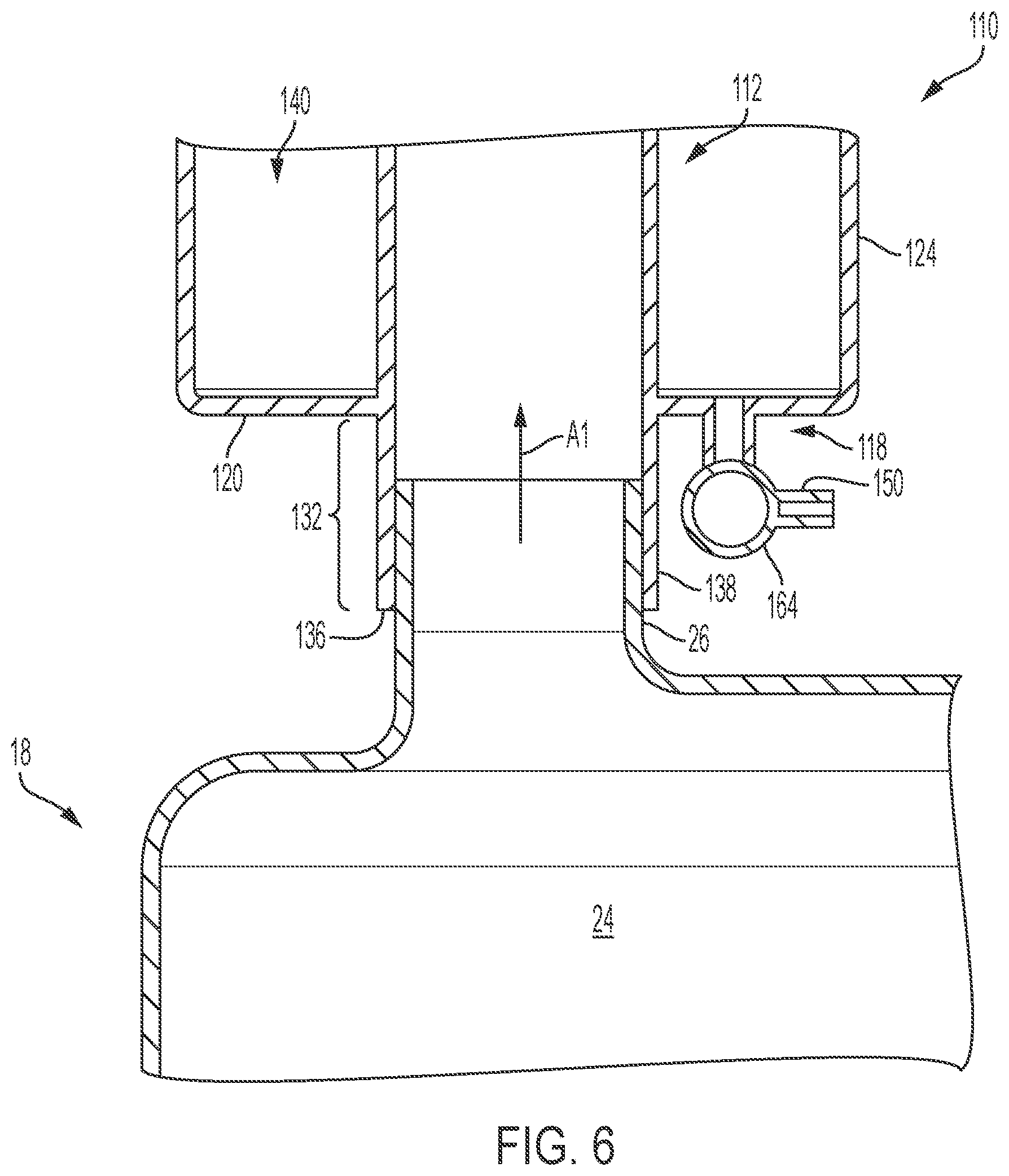 Patent US12090297 Figure 13 – Adaptors for removal of debris and fluids from ventilator circuits