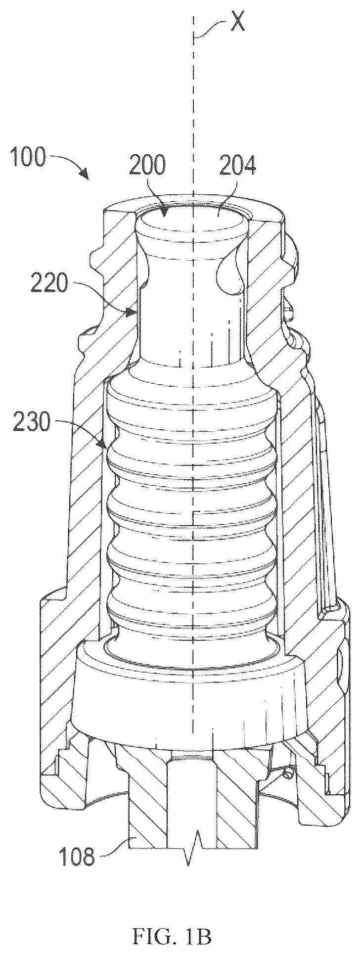 Patent US12090298 Figure 2 – Antimicrobial coating extending performance of needleless connector
