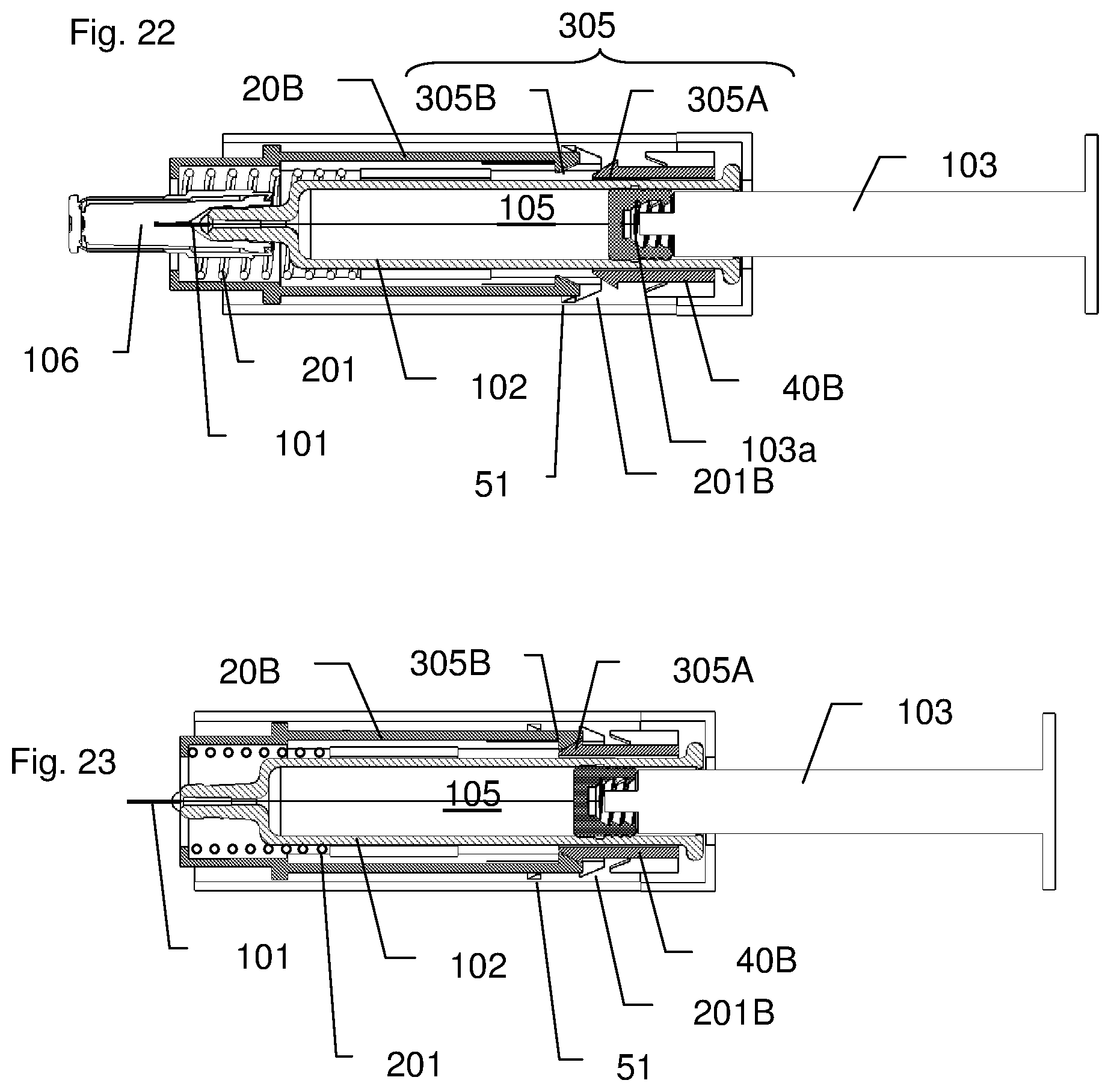 Patent US12090307 Figure 8 – Injection device