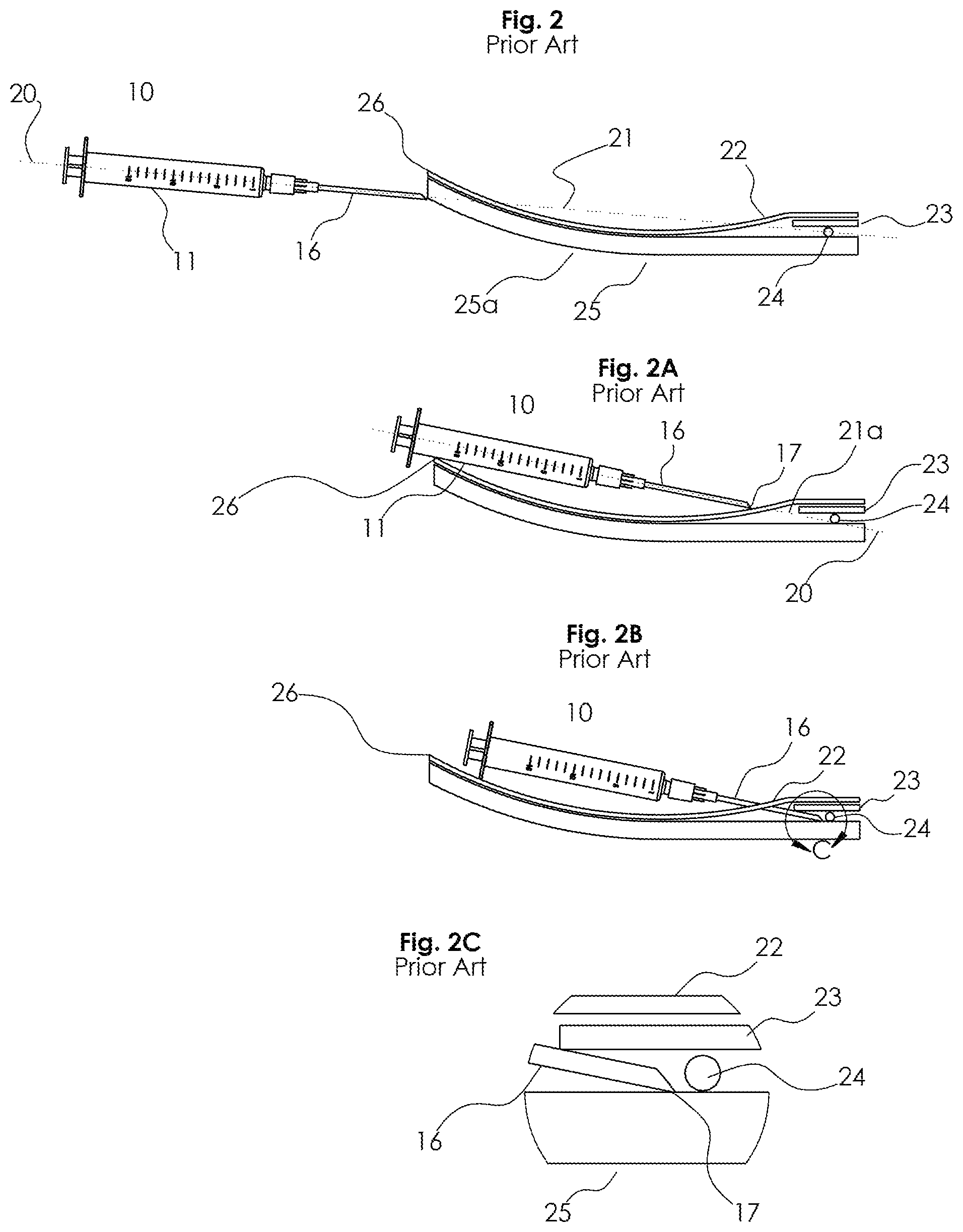 Patent US12090309 Figure 2 – Hollow needle and pivotable hub system