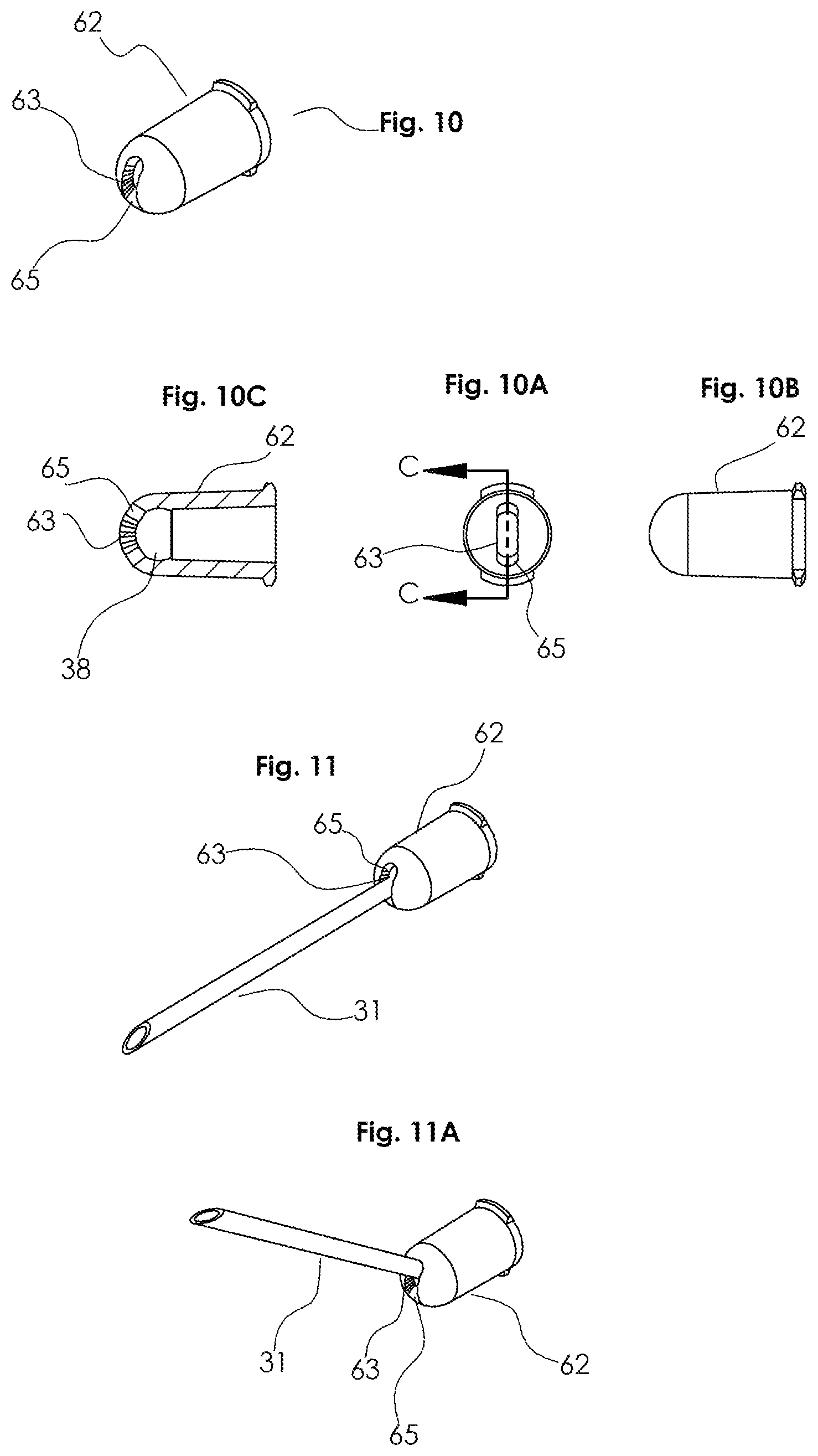 Patent US12090309 Figure 12 – Hollow needle and pivotable hub system