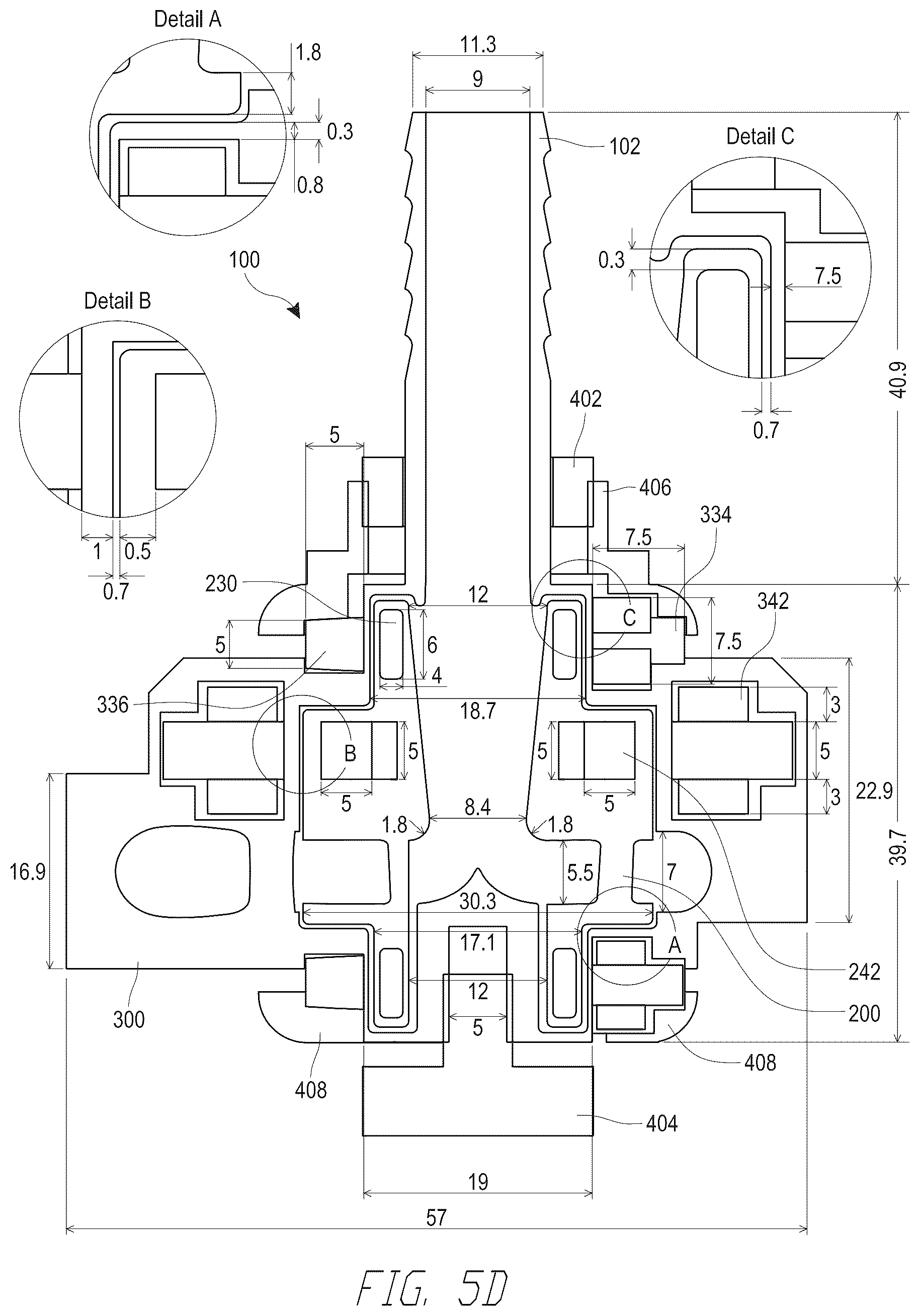 Patent US12090310 Figure 7 – Mechanical circulatory support device with axial flow turbomachine optimized for heart failure and cardio-renal syndrome by implantation in the descending aorta