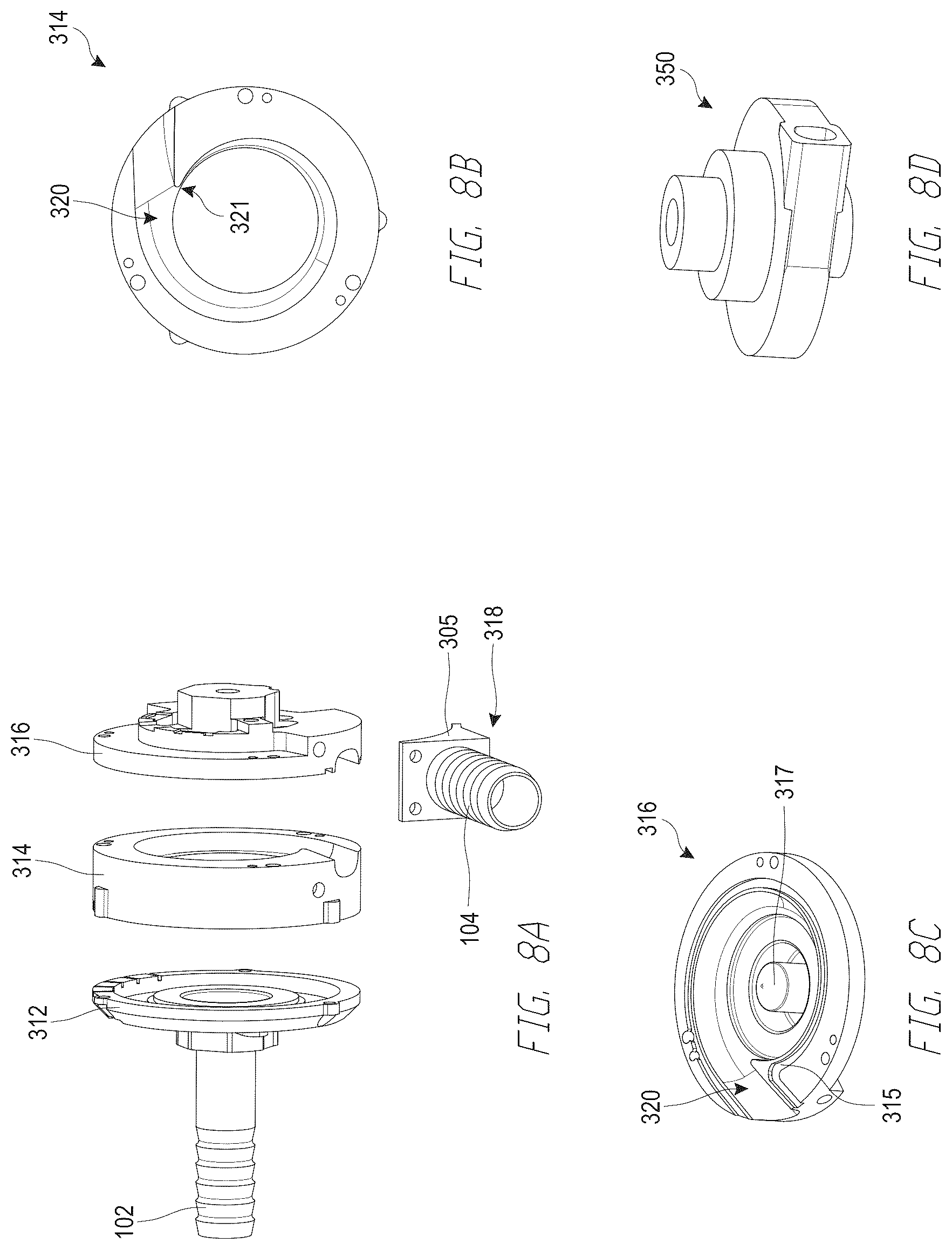 Patent US12090310 Figure 11 – Mechanical circulatory support device with axial flow turbomachine optimized for heart failure and cardio-renal syndrome by implantation in the descending aorta