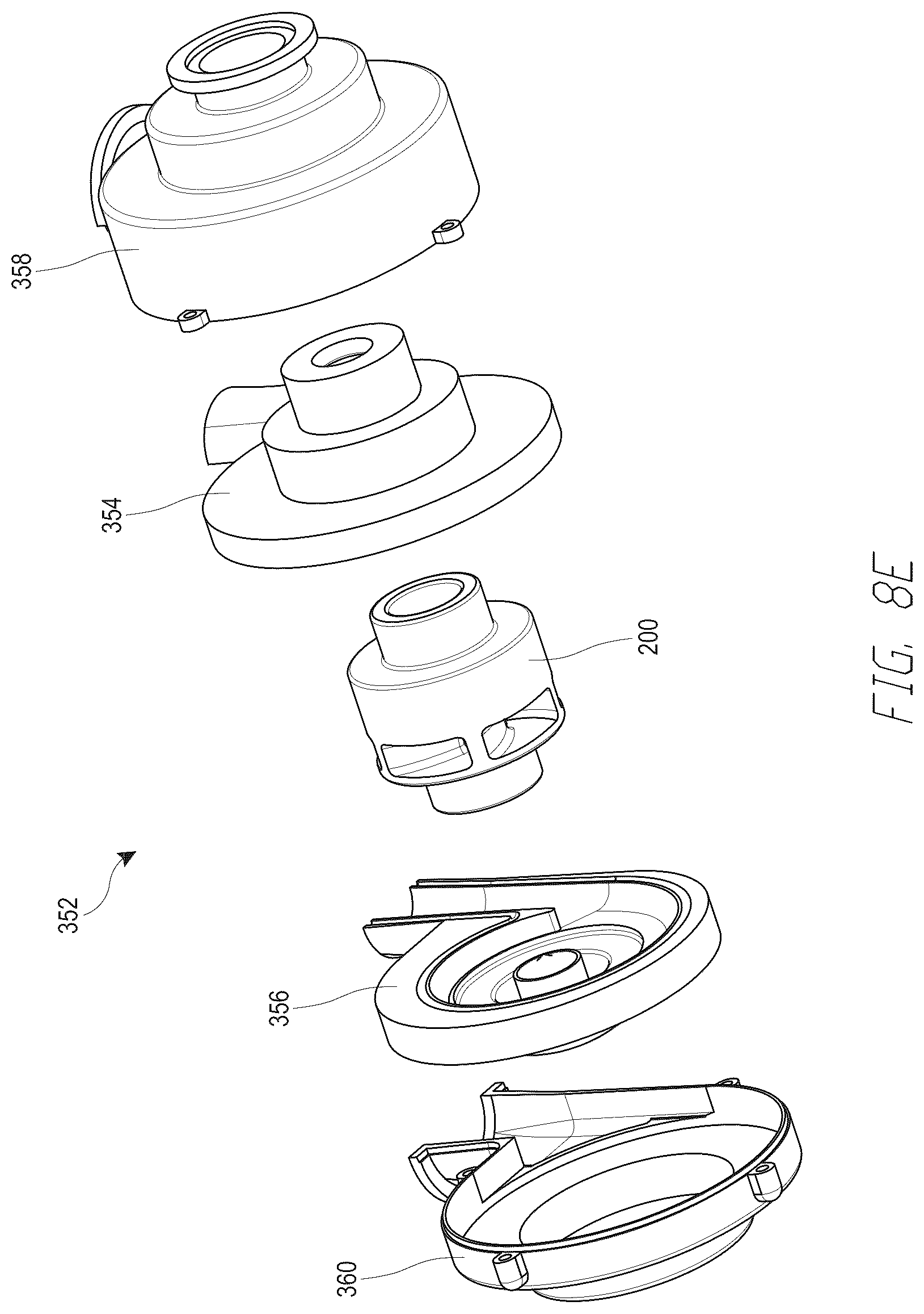 Patent US12090310 Figure 12 – Mechanical circulatory support device with axial flow turbomachine optimized for heart failure and cardio-renal syndrome by implantation in the descending aorta