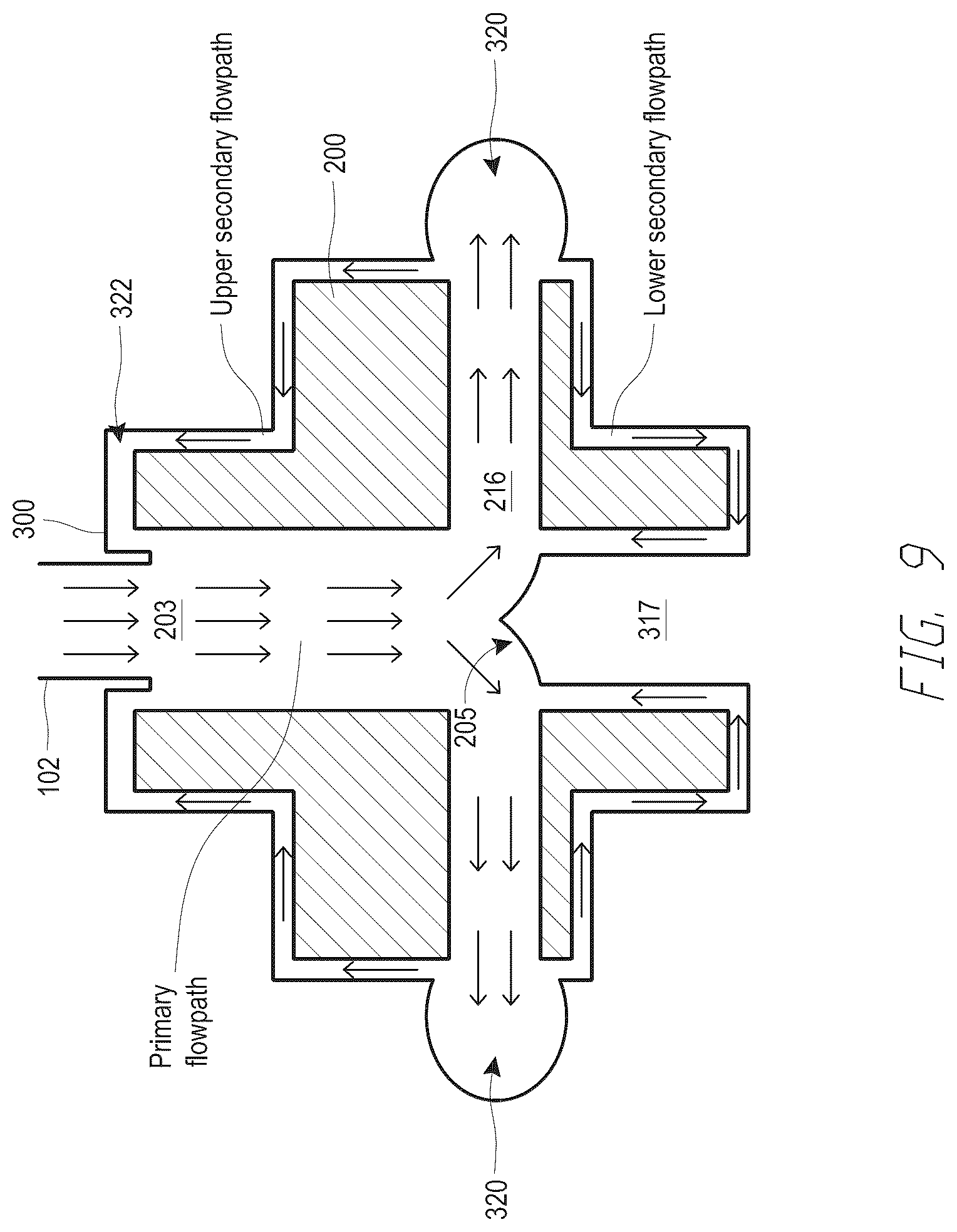 Patent US12090310 Figure 13 – Mechanical circulatory support device with axial flow turbomachine optimized for heart failure and cardio-renal syndrome by implantation in the descending aorta