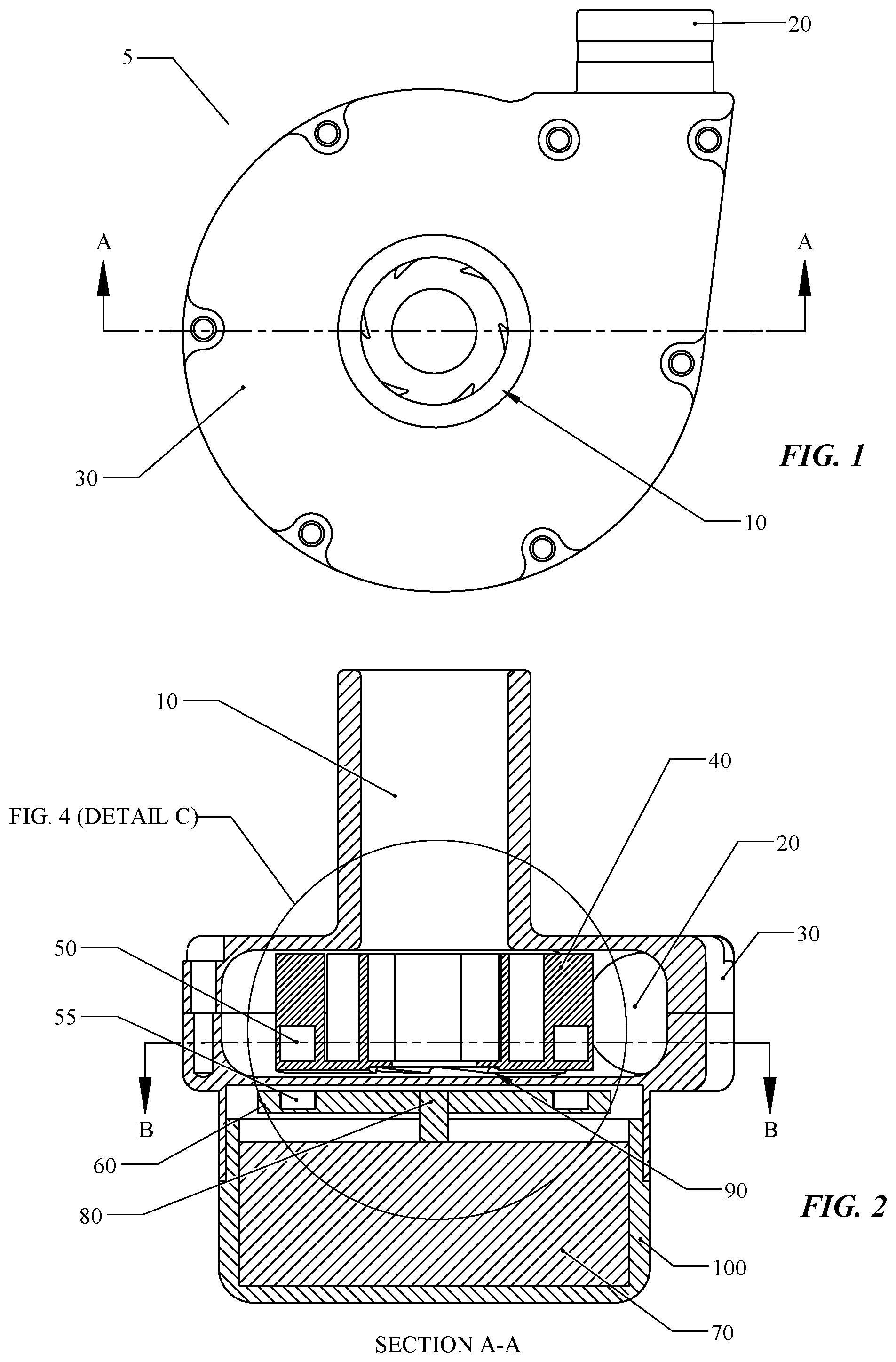 Patent US12090316 Figure 1 – High efficiency blood pump