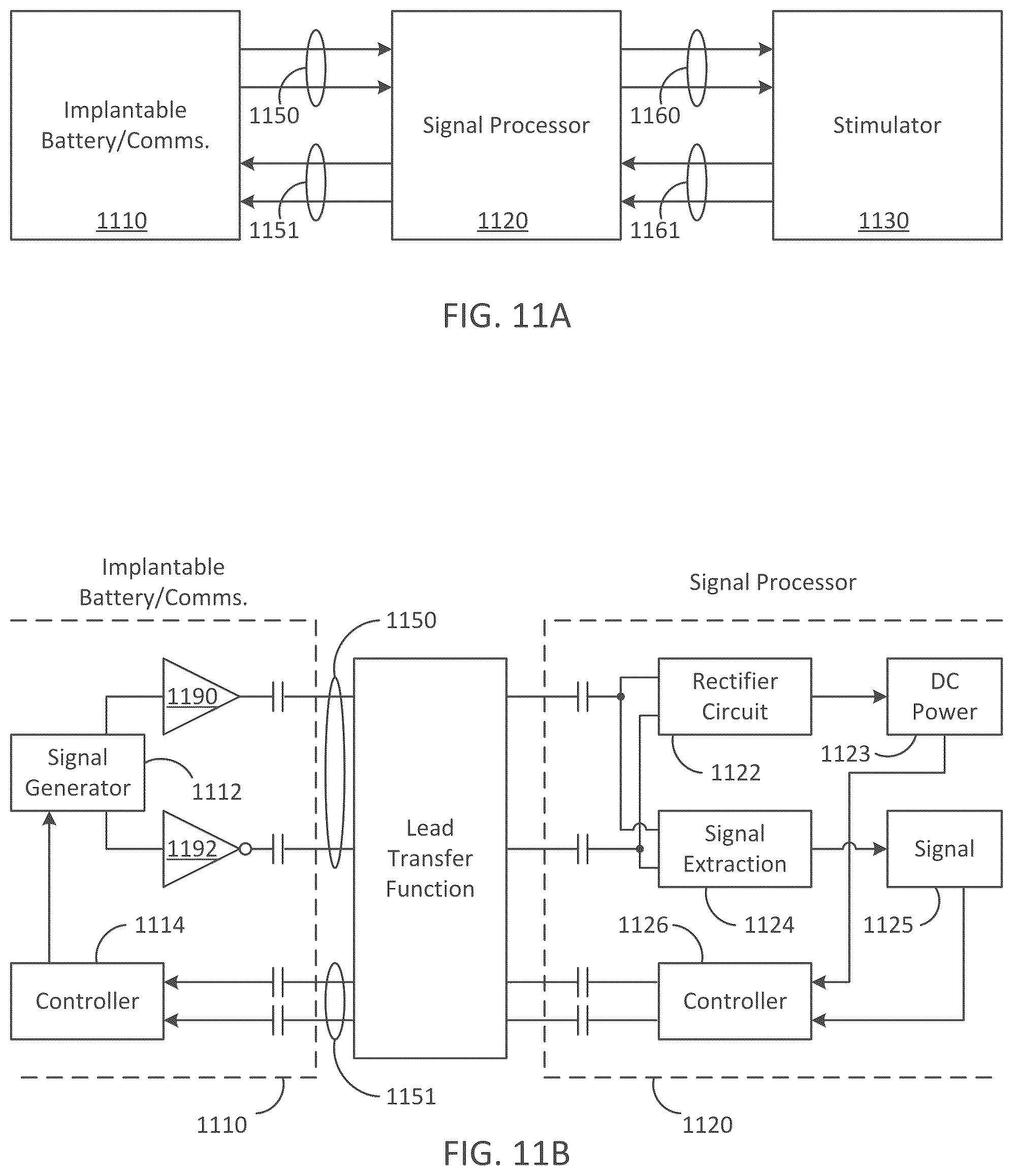 Patent US12090318 Figure 11 – Implantable cochlear system with integrated components and lead characterization