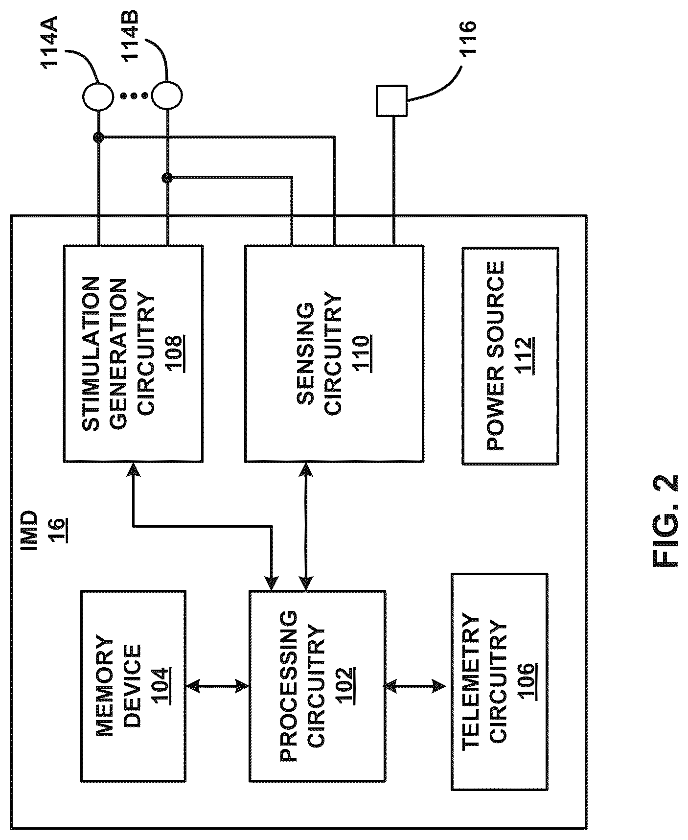 Patent US12090326 Figure 2 – Stimulation vector selection using pulse width data
