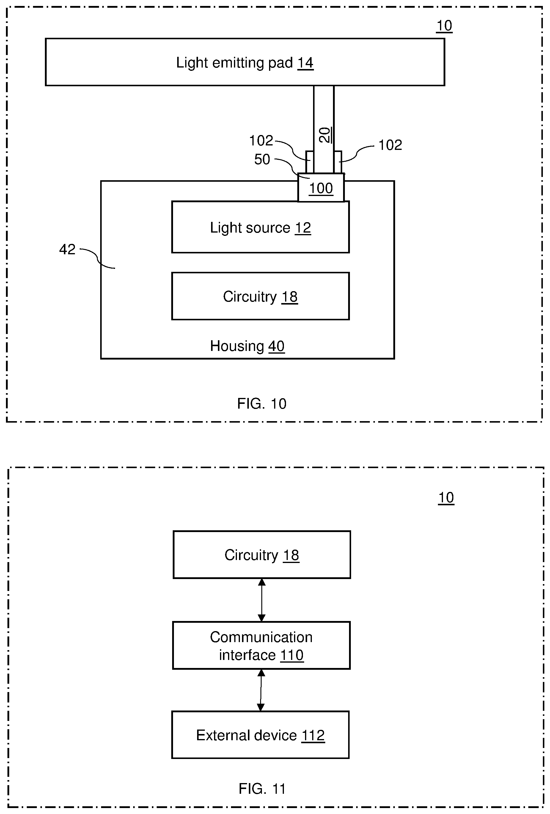 Patent US12090336 Figure 5 – Phototherapy system