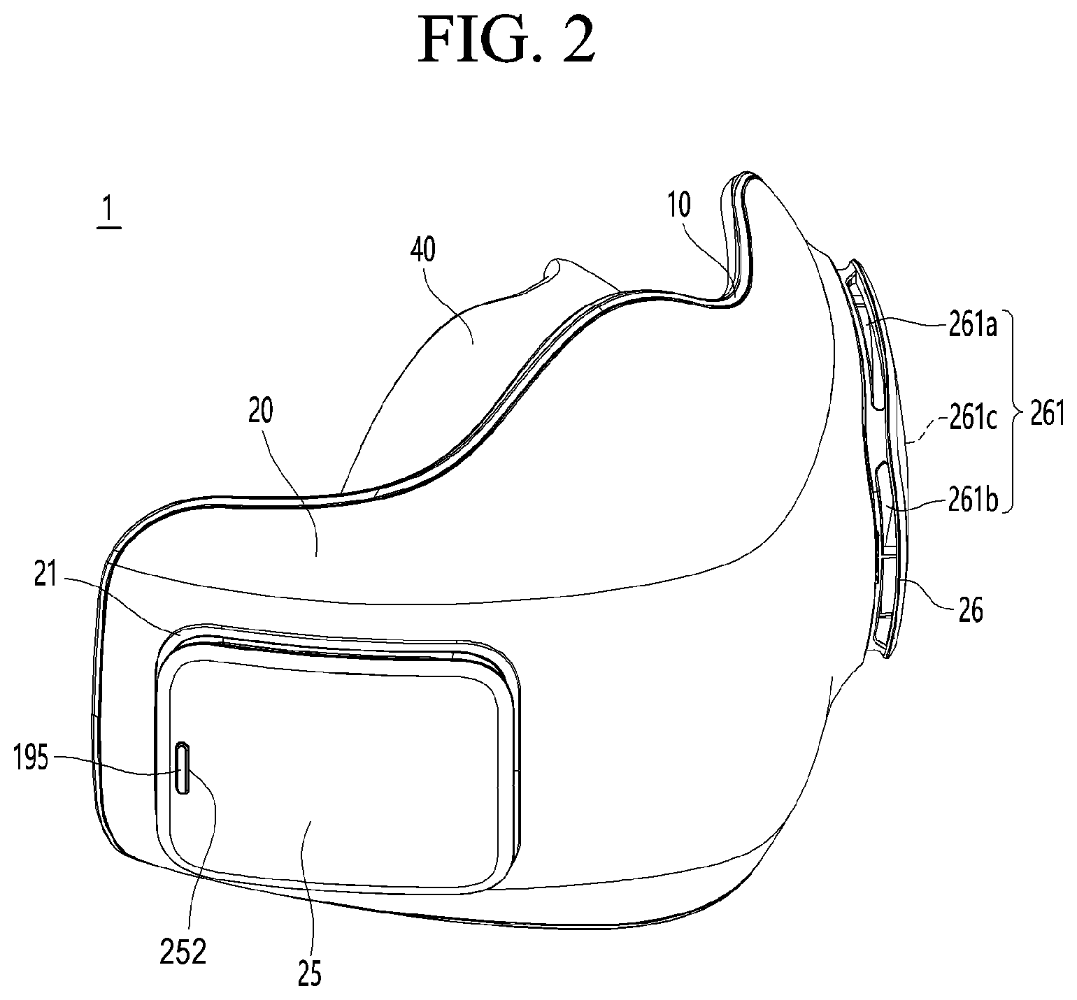 Patent US12090348 Figure 2 – Mask apparatus