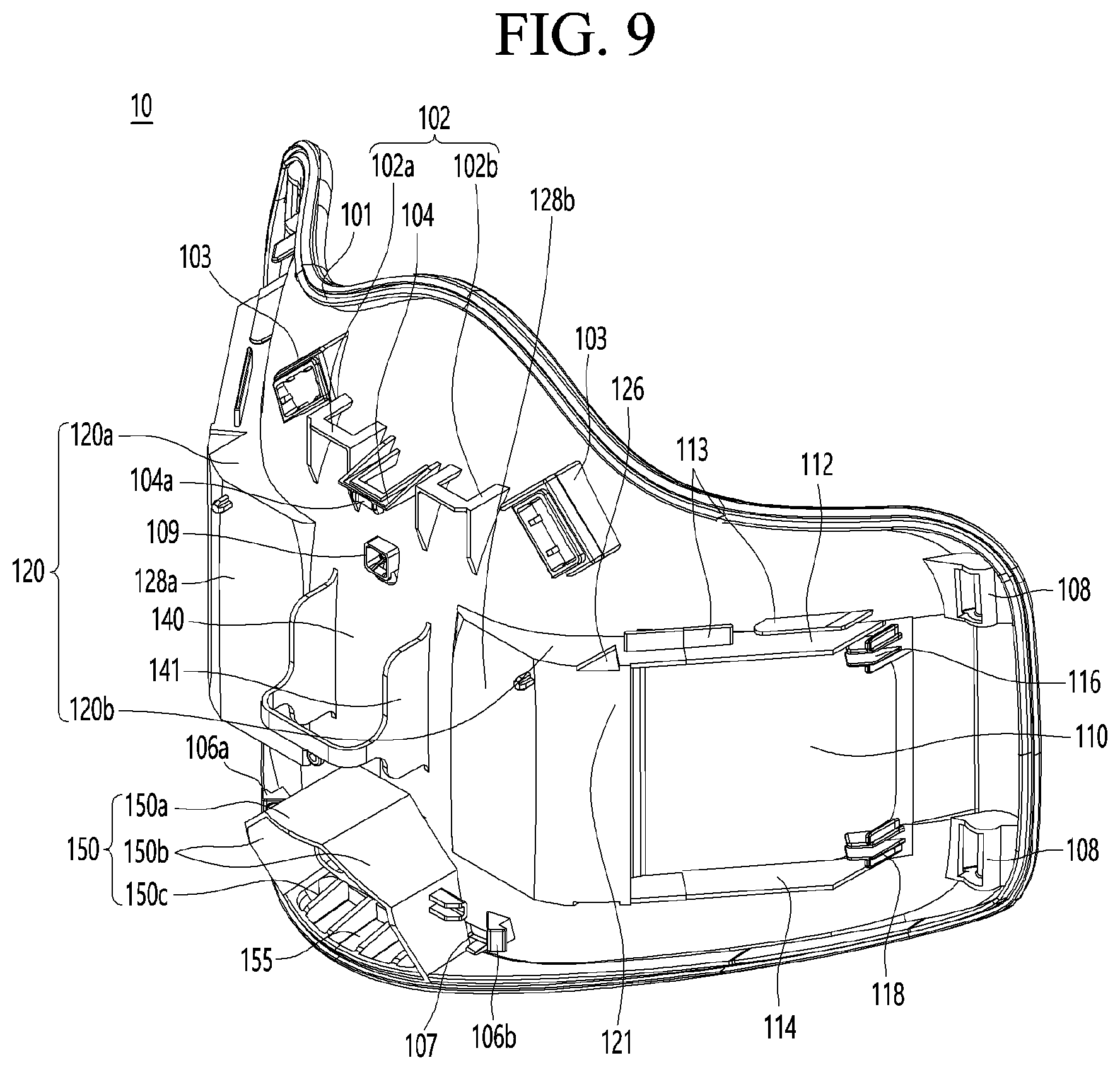 Patent US12090348 Figure 8 – Mask apparatus