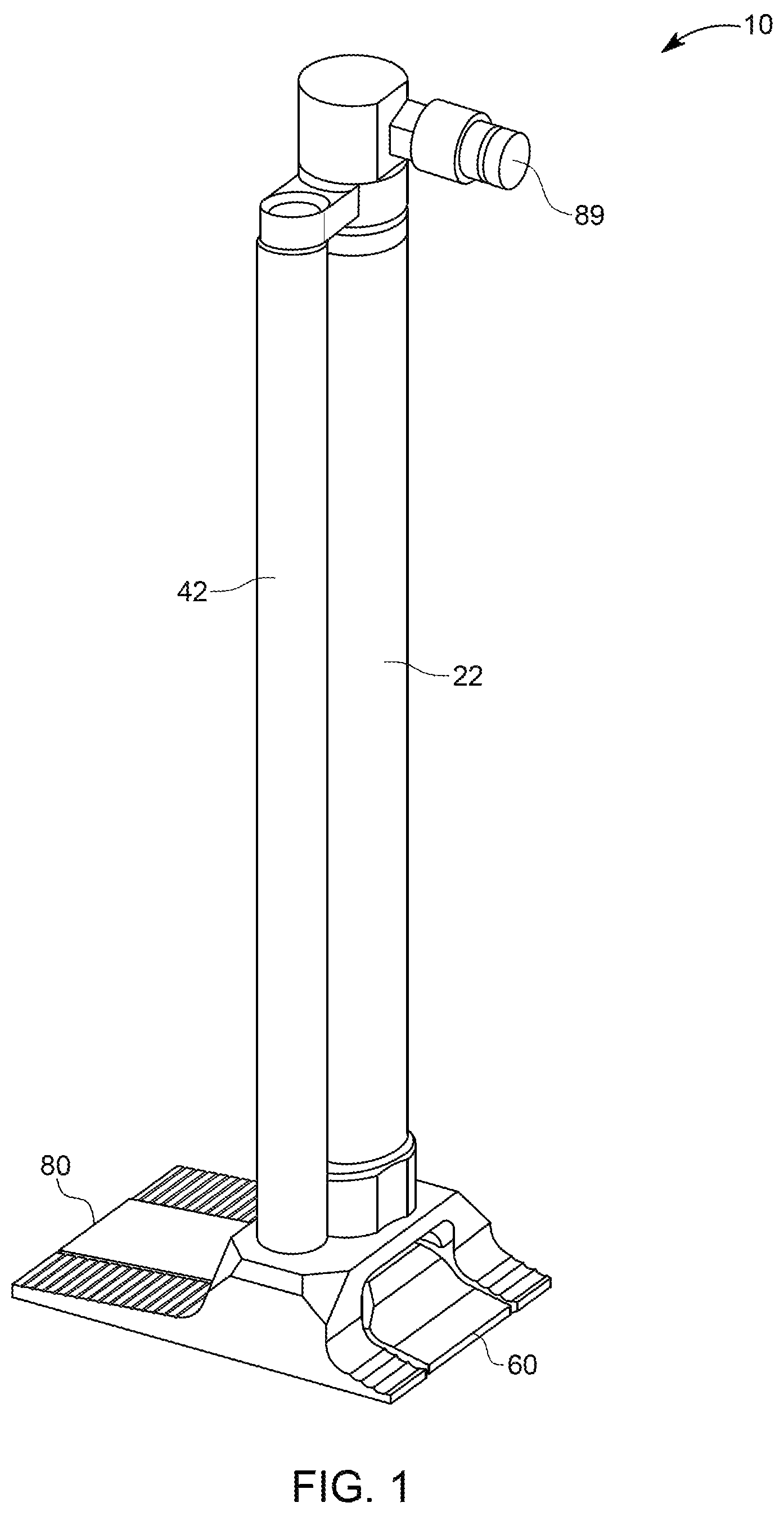 Patent US12090349 Figure 1 – Double-sided breaching tool